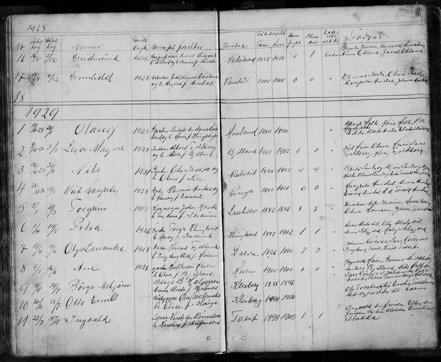 Nedstrand sokneprestkontor, SAST/A-101841/01/V: Parish register (copy) no. B 3, 1848-1933, p. 132