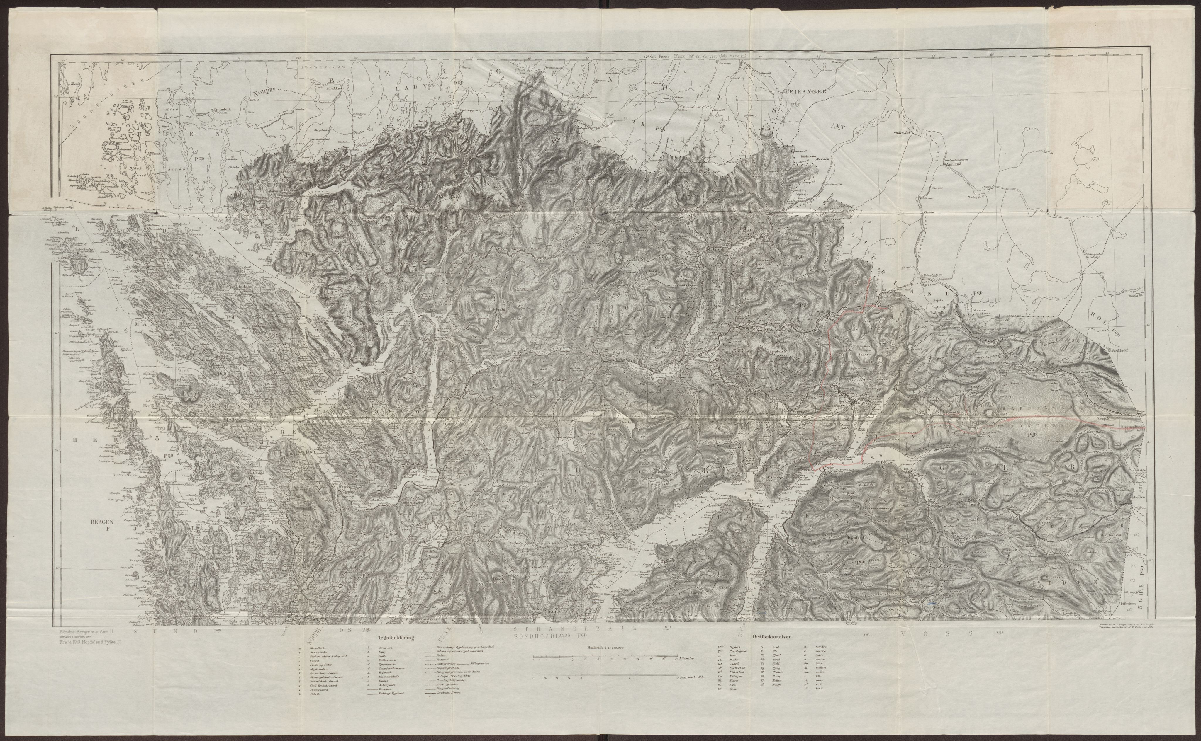 Instituttet for sammenlignende kulturforskning, AV/RA-PA-0424/F/Fc/L0010/0003: Eske B10: / Hordaland (perm XXVII), 1933-1936