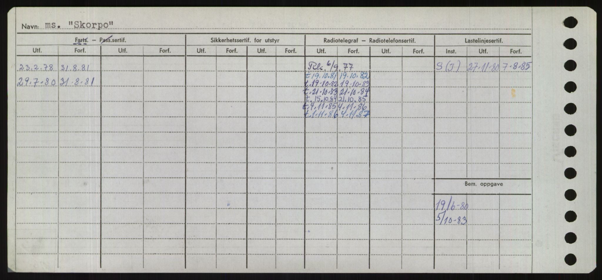 Sjøfartsdirektoratet med forløpere, Skipsmålingen, AV/RA-S-1627/H/Hd/L0034: Fartøy, Sk-Slå, p. 254