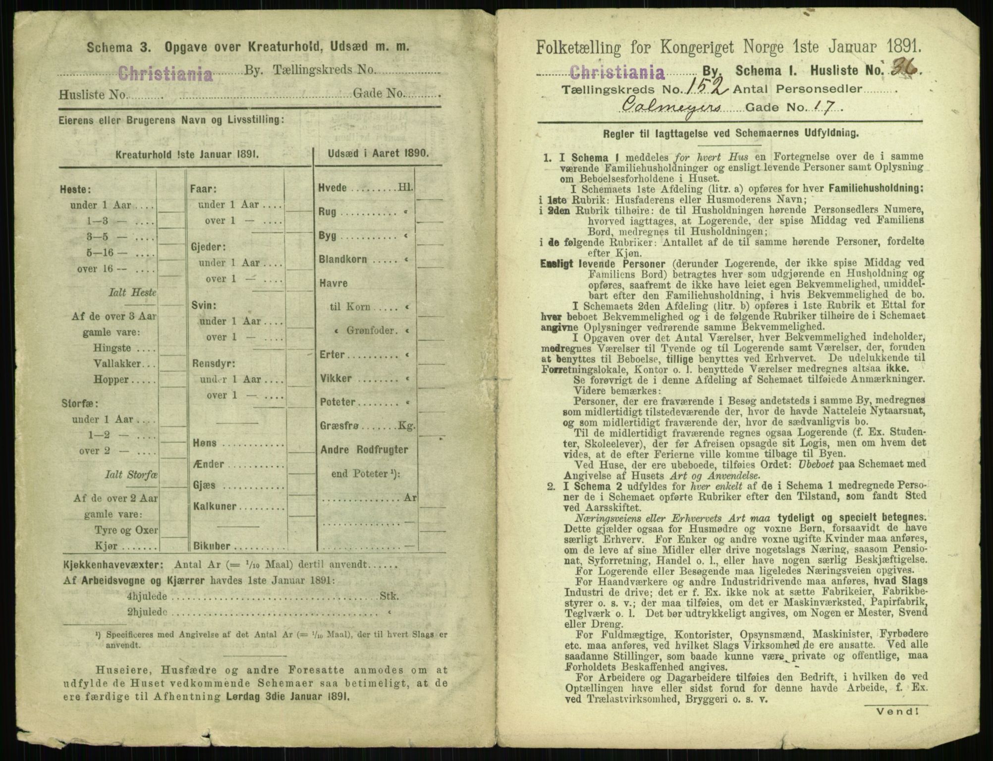 RA, 1891 census for 0301 Kristiania, 1891, p. 85178