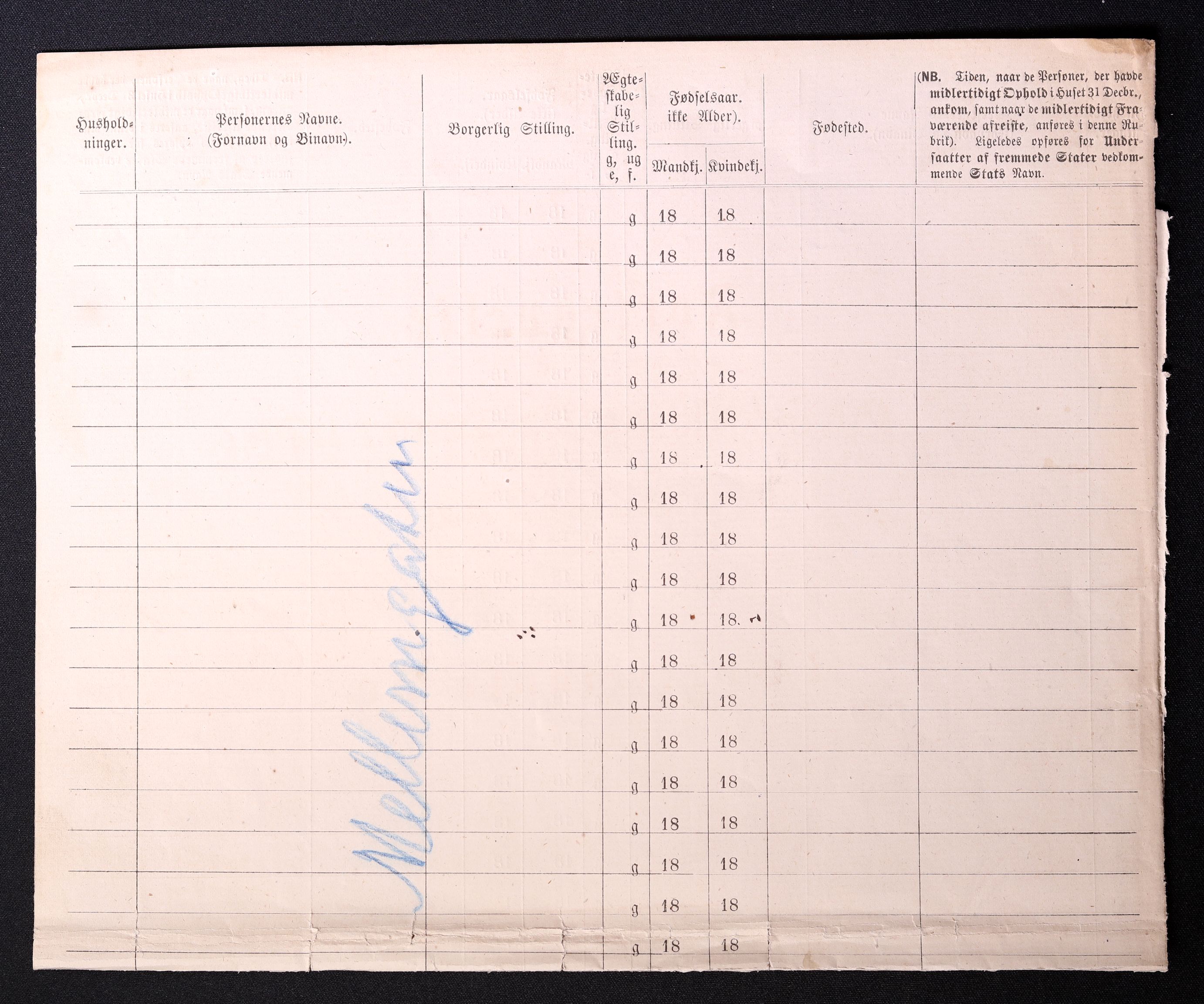 RA, 1870 census for 0301 Kristiania, 1870, p. 2247