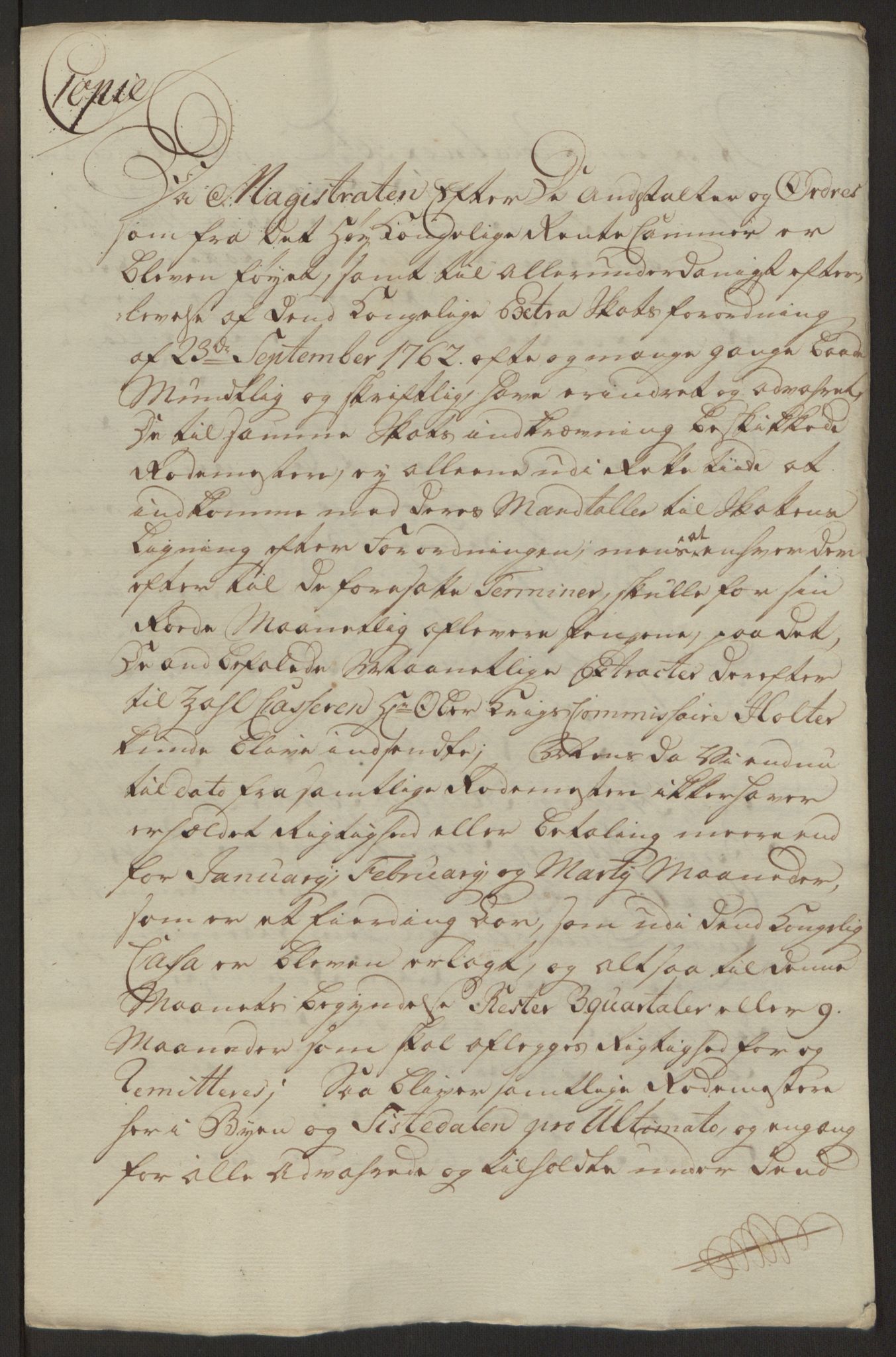 Rentekammeret inntil 1814, Reviderte regnskaper, Byregnskaper, AV/RA-EA-4066/R/Ra/L0006/0001: [A4] Kontribusjonsregnskap / Ekstraskatt, 1762-1772, p. 102