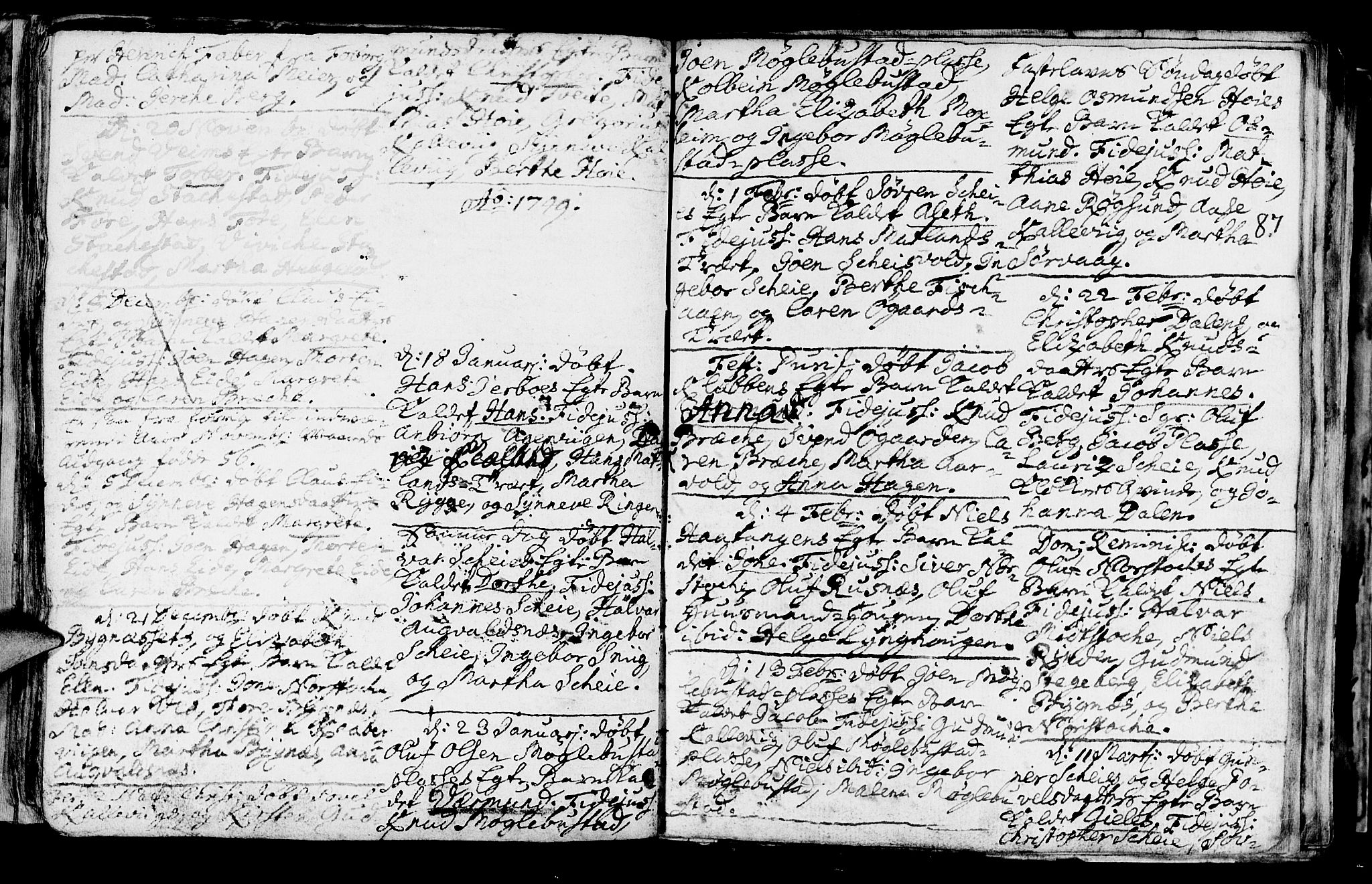 Avaldsnes sokneprestkontor, AV/SAST-A -101851/H/Ha/Haa/L0001: Parish register (official) no. A 1, 1711-1764, p. 87