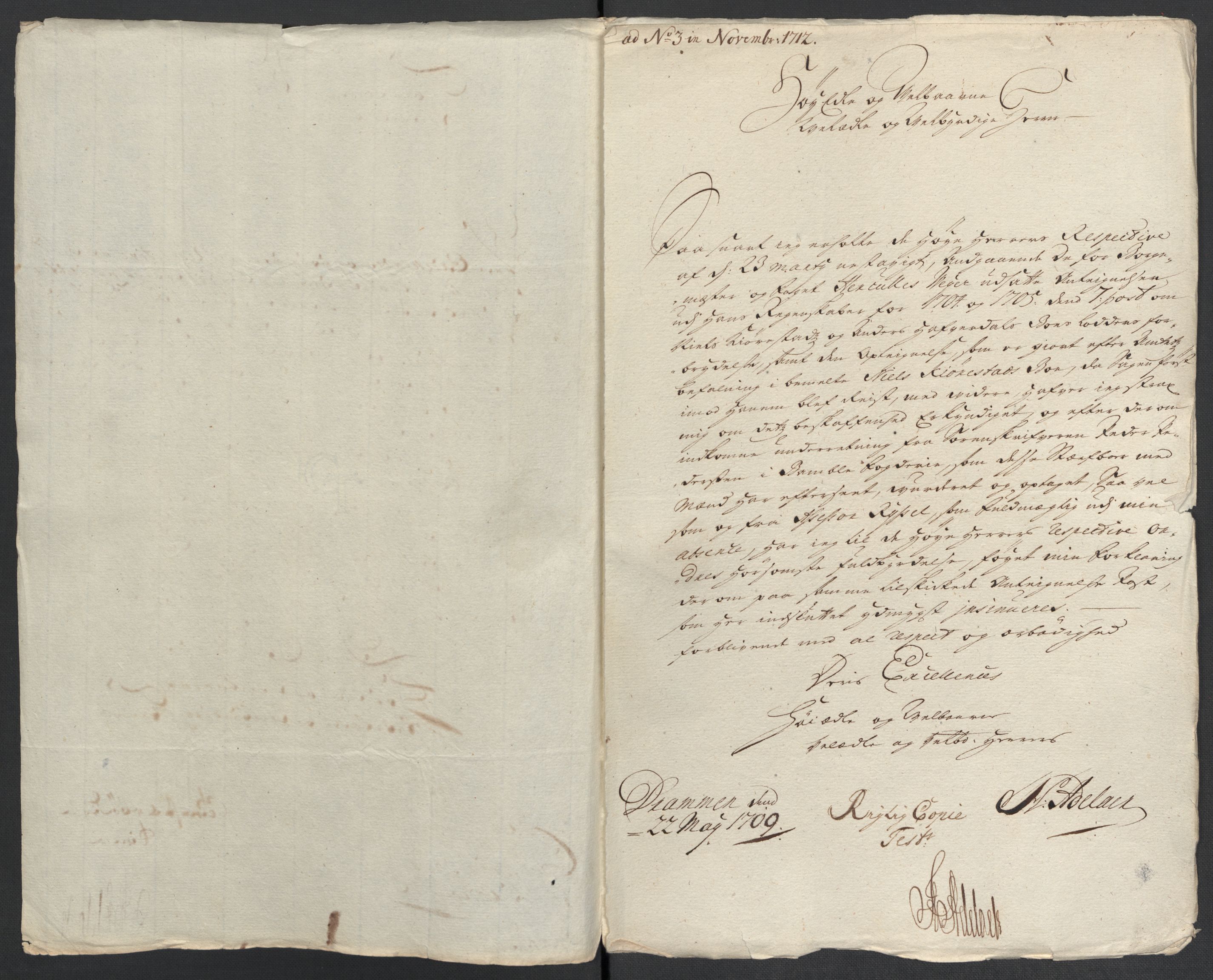 Rentekammeret inntil 1814, Reviderte regnskaper, Fogderegnskap, RA/EA-4092/R36/L2115: Fogderegnskap Øvre og Nedre Telemark og Bamble, 1705, p. 264