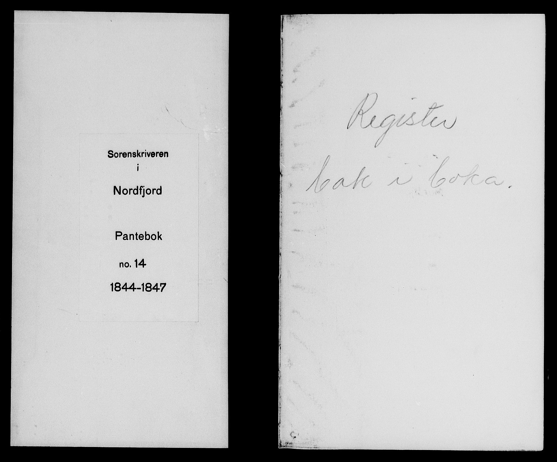 Nordfjord sorenskriveri, AV/SAB-A-2801/02/02b/02ba/L0014: Mortgage book no. II.B.a.14, 1844-1847