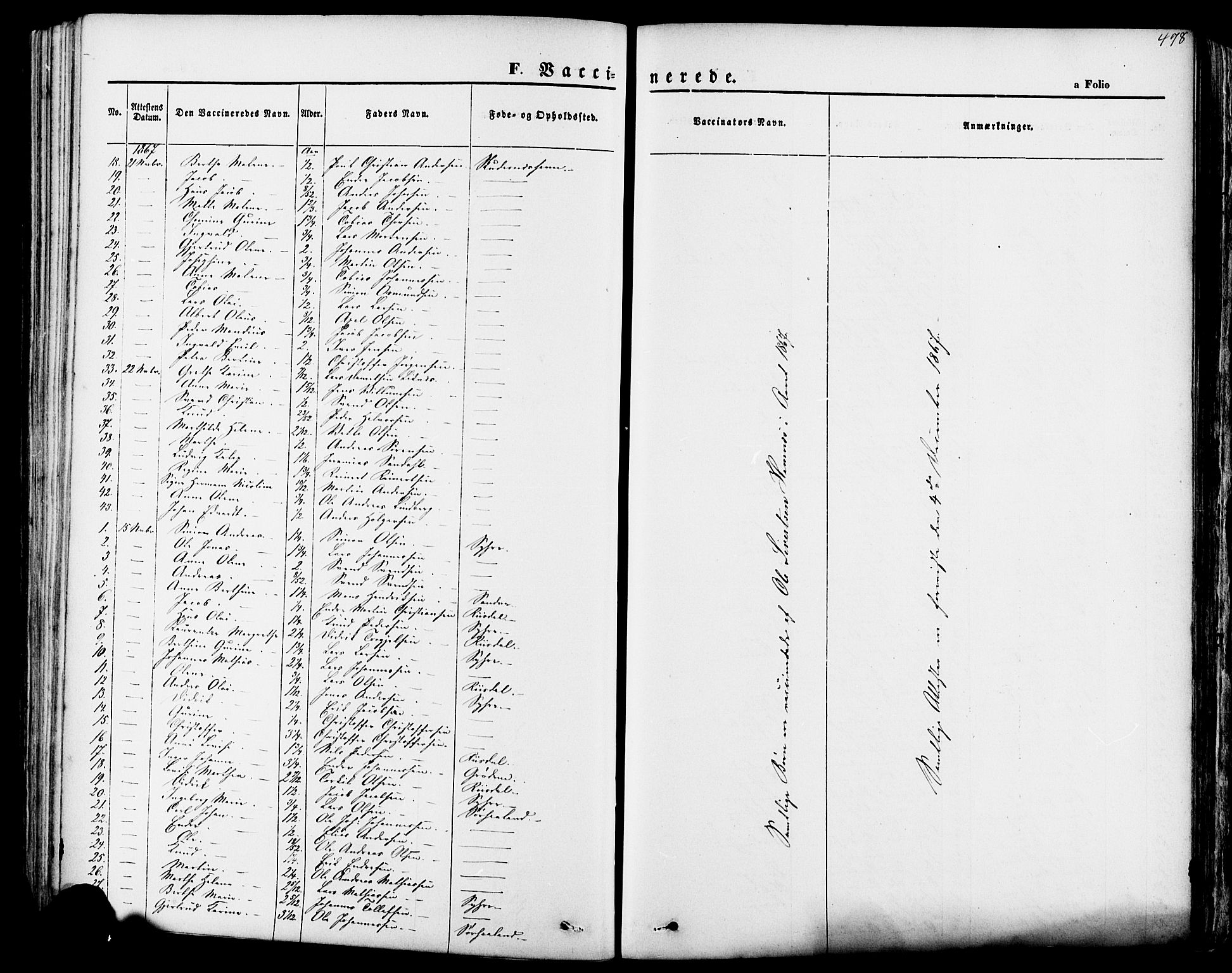 Skudenes sokneprestkontor, SAST/A -101849/H/Ha/Haa/L0006: Parish register (official) no. A 4, 1864-1881, p. 478