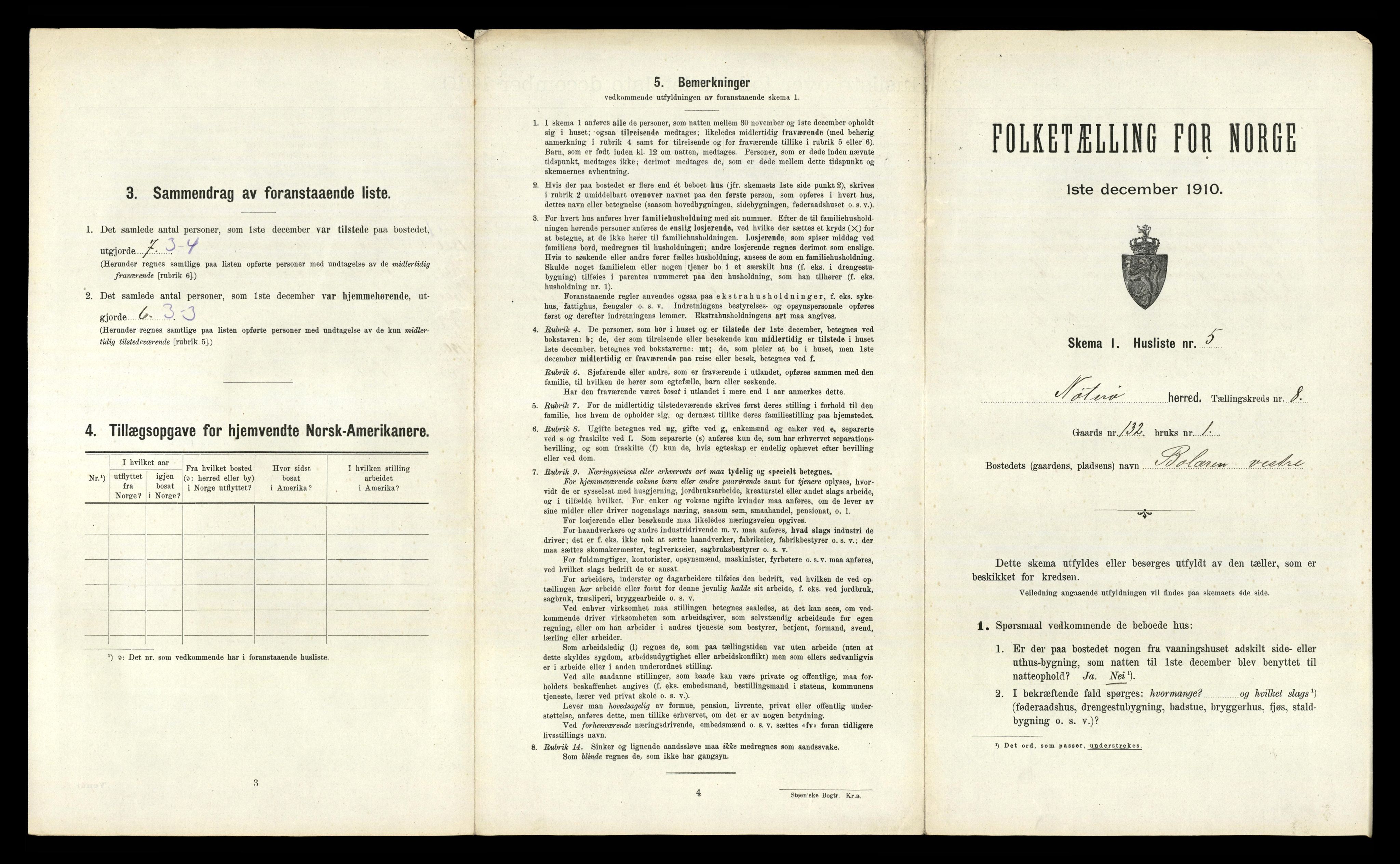 RA, 1910 census for Nøtterøy, 1910, p. 2390