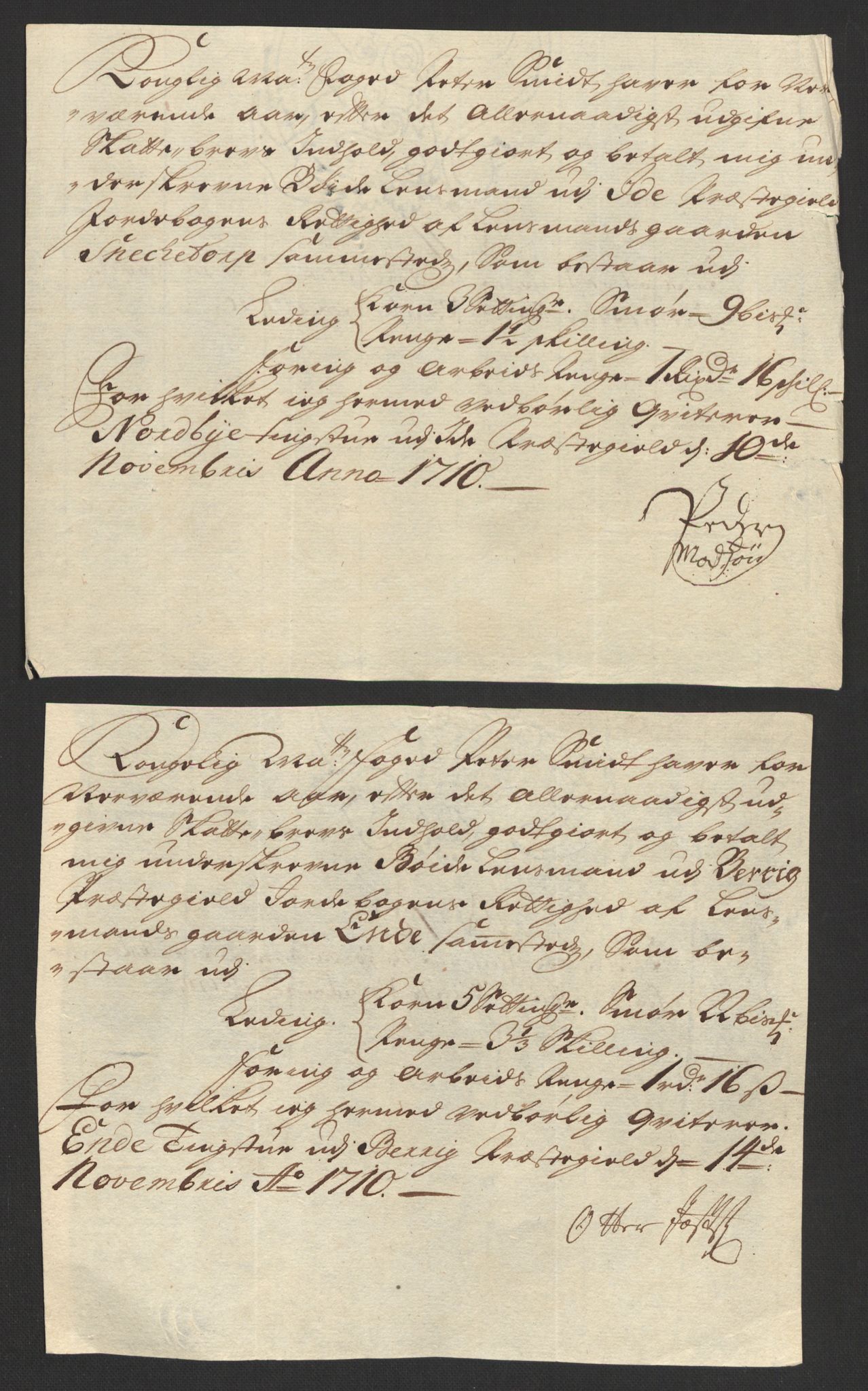 Rentekammeret inntil 1814, Reviderte regnskaper, Fogderegnskap, AV/RA-EA-4092/R01/L0019: Fogderegnskap Idd og Marker, 1710, p. 124