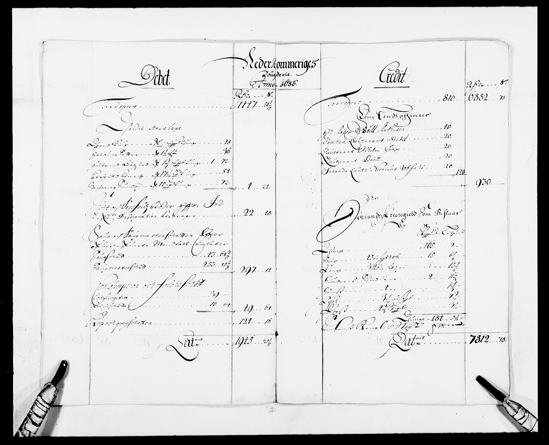 Rentekammeret inntil 1814, Reviderte regnskaper, Fogderegnskap, AV/RA-EA-4092/R11/L0572: Fogderegnskap Nedre Romerike, 1686-1687, p. 5