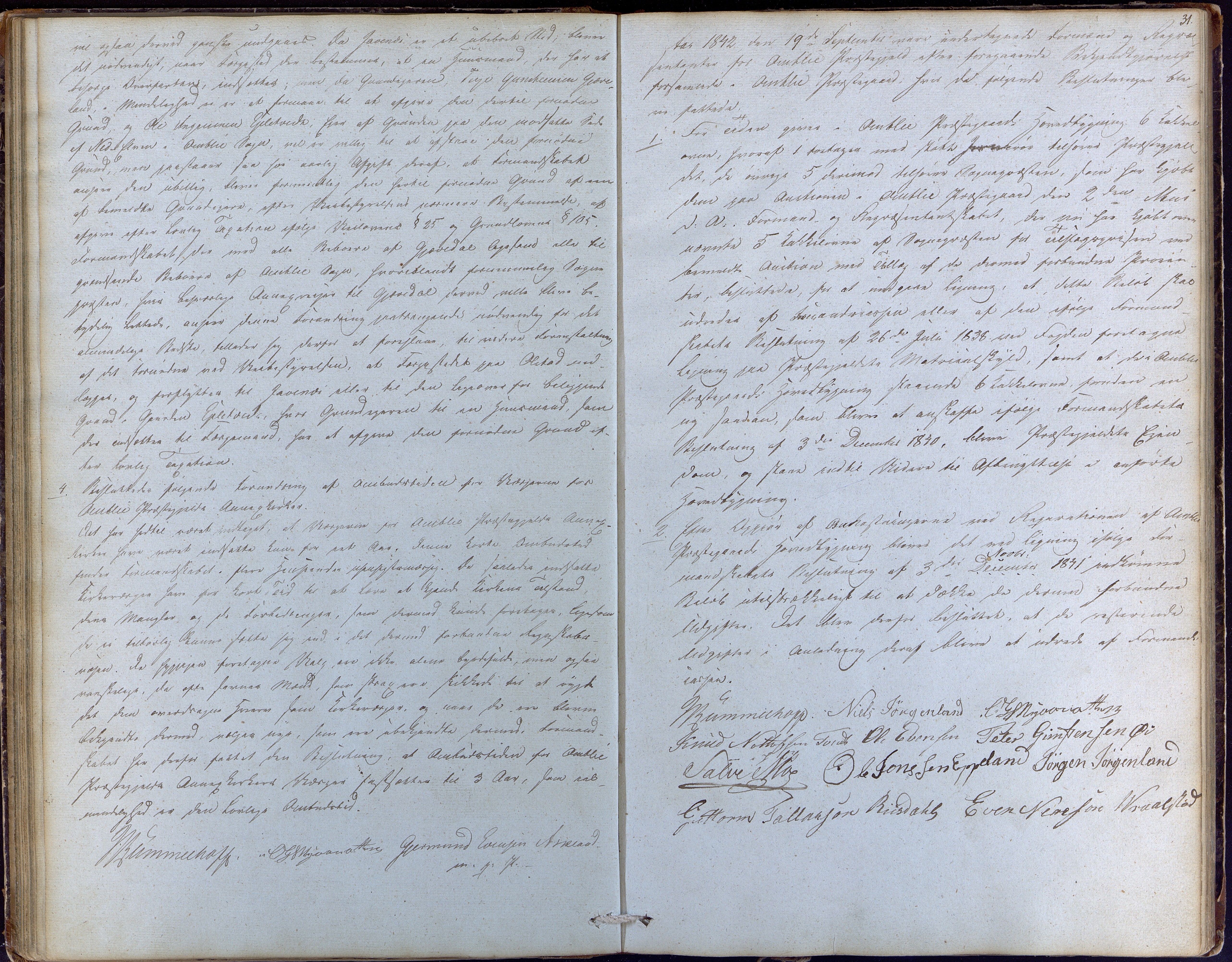 Åmli kommune før 1985, AAKS/KA0929-PK/01/01a/L0001: Møtebok, 1837-1854, p. 31