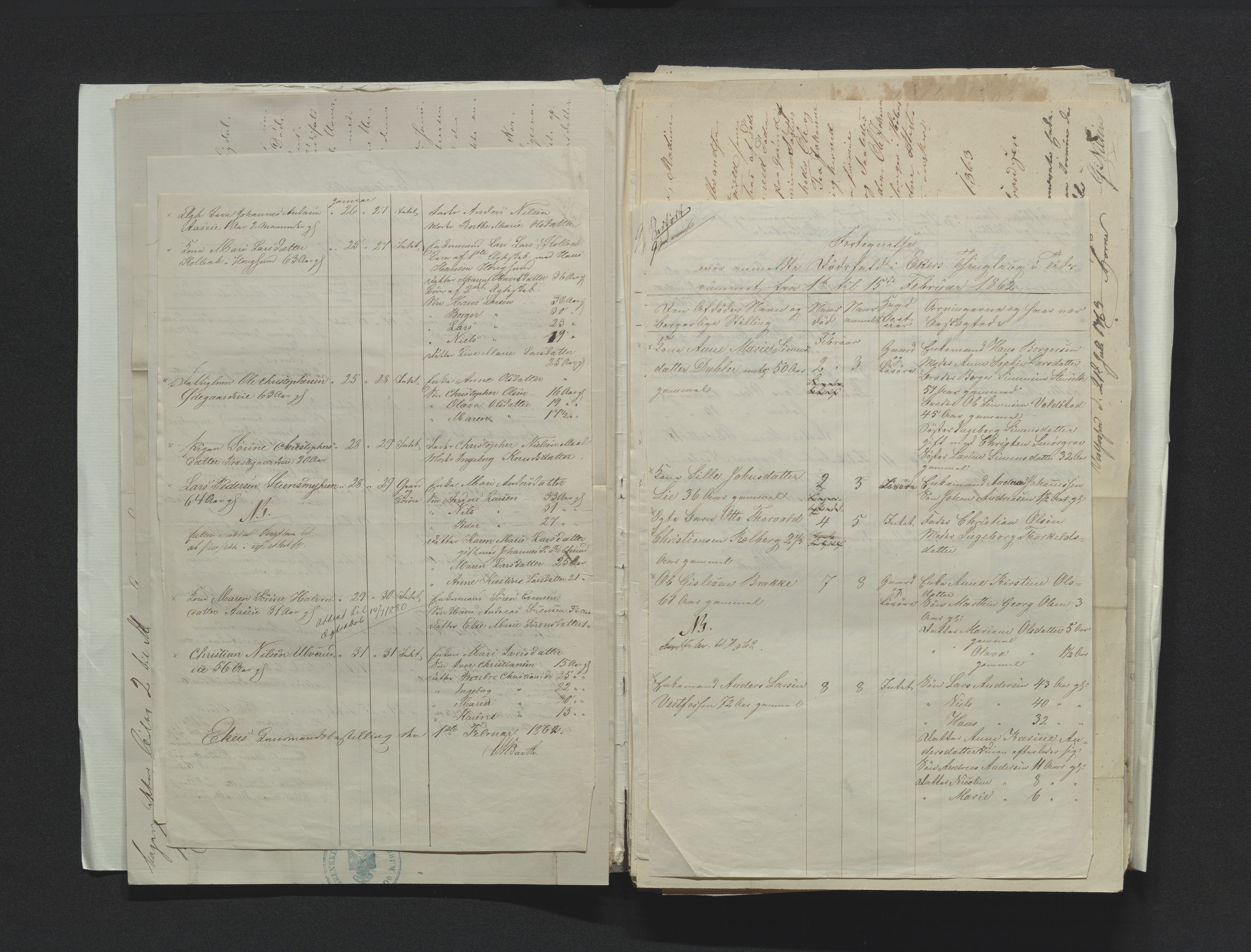 Eiker, Modum og Sigdal sorenskriveri, AV/SAKO-A-123/H/Ha/Hab/L0011: Dødsfallsmeldinger, 1862-1865, p. 13