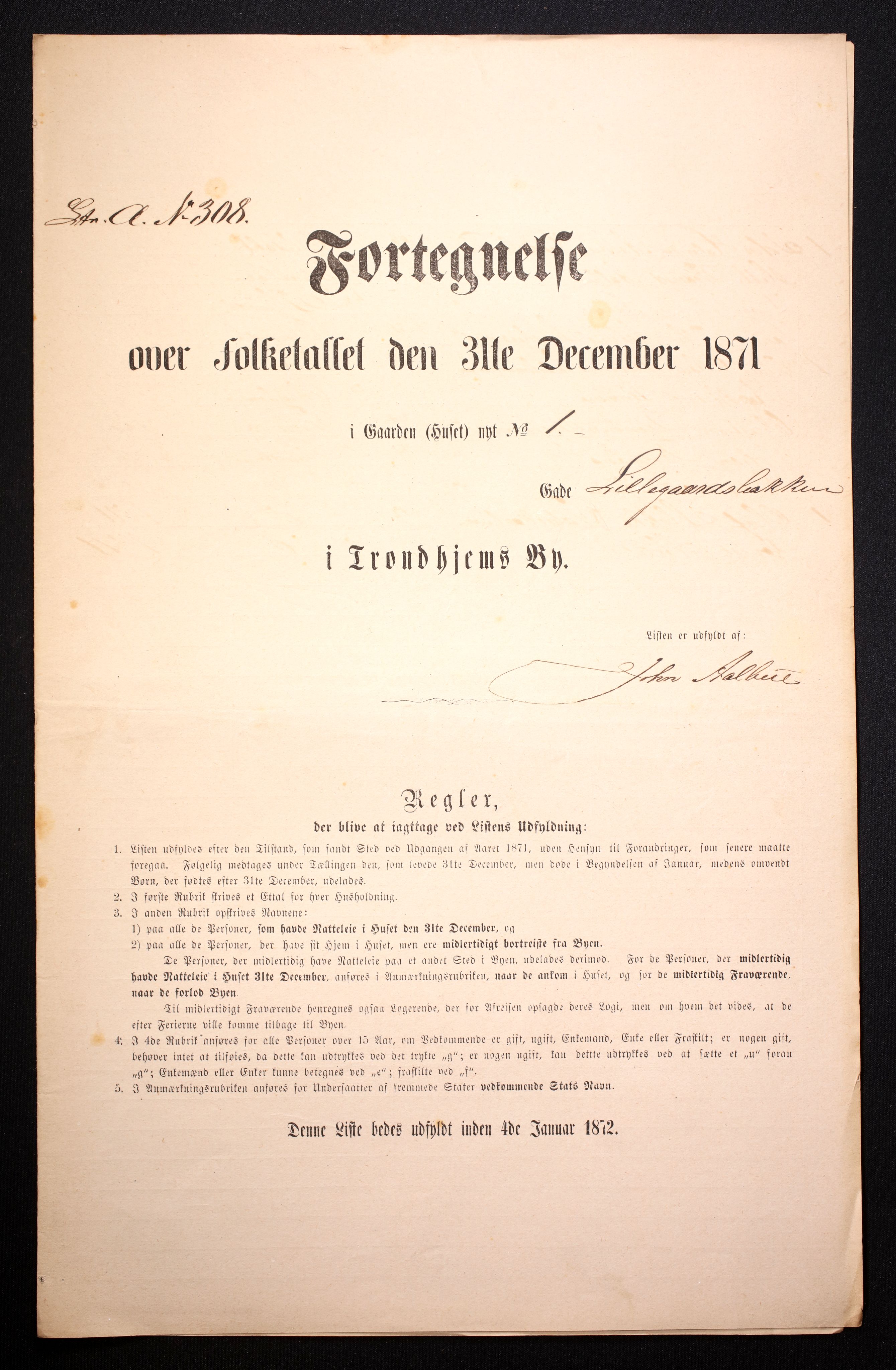 RA, 1871 census for 1601 Trondheim, 1870-1871, p. 398