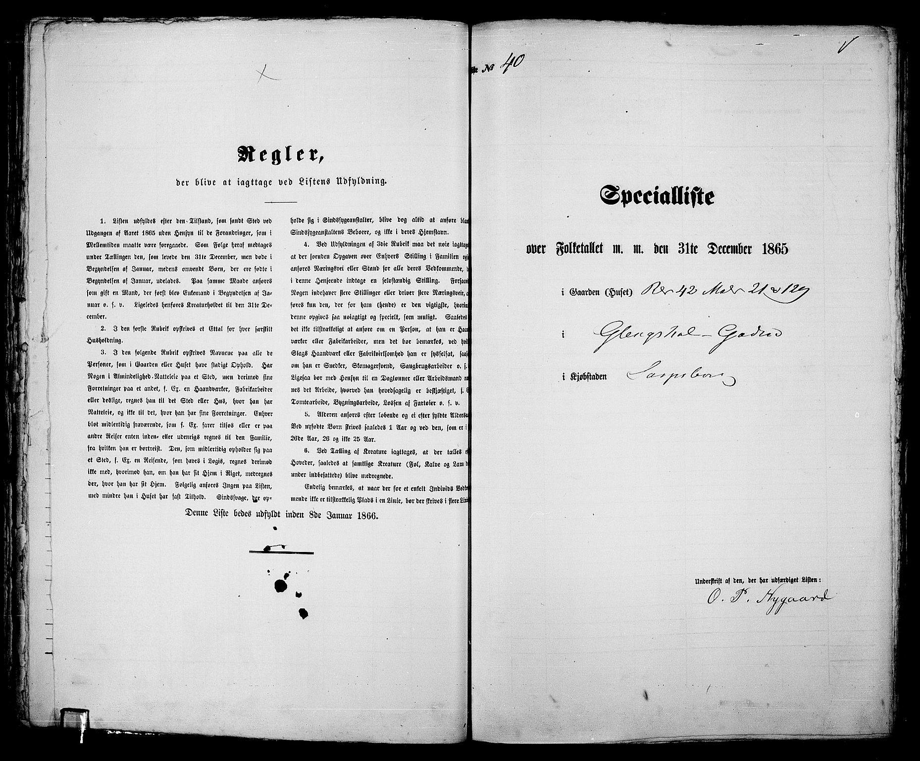 RA, 1865 census for Sarpsborg, 1865, p. 88