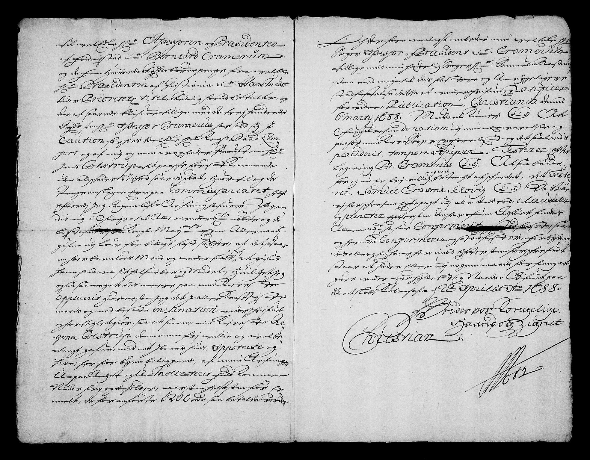 Stattholderembetet 1572-1771, RA/EA-2870/Af/L0002: Avskrifter av vedlegg til originale supplikker, nummerert i samsvar med supplikkbøkene, 1687-1689, p. 139
