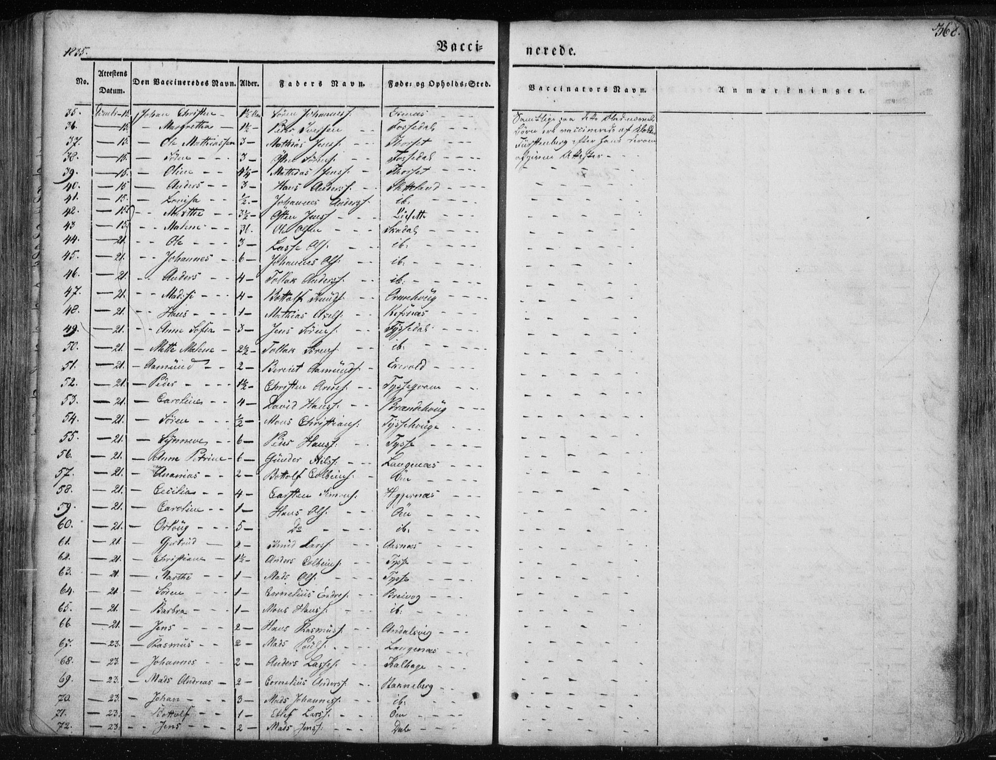 Fjaler sokneprestembete, SAB/A-79801/H/Haa/Haaa/L0006: Parish register (official) no. A 6, 1835-1884, p. 368