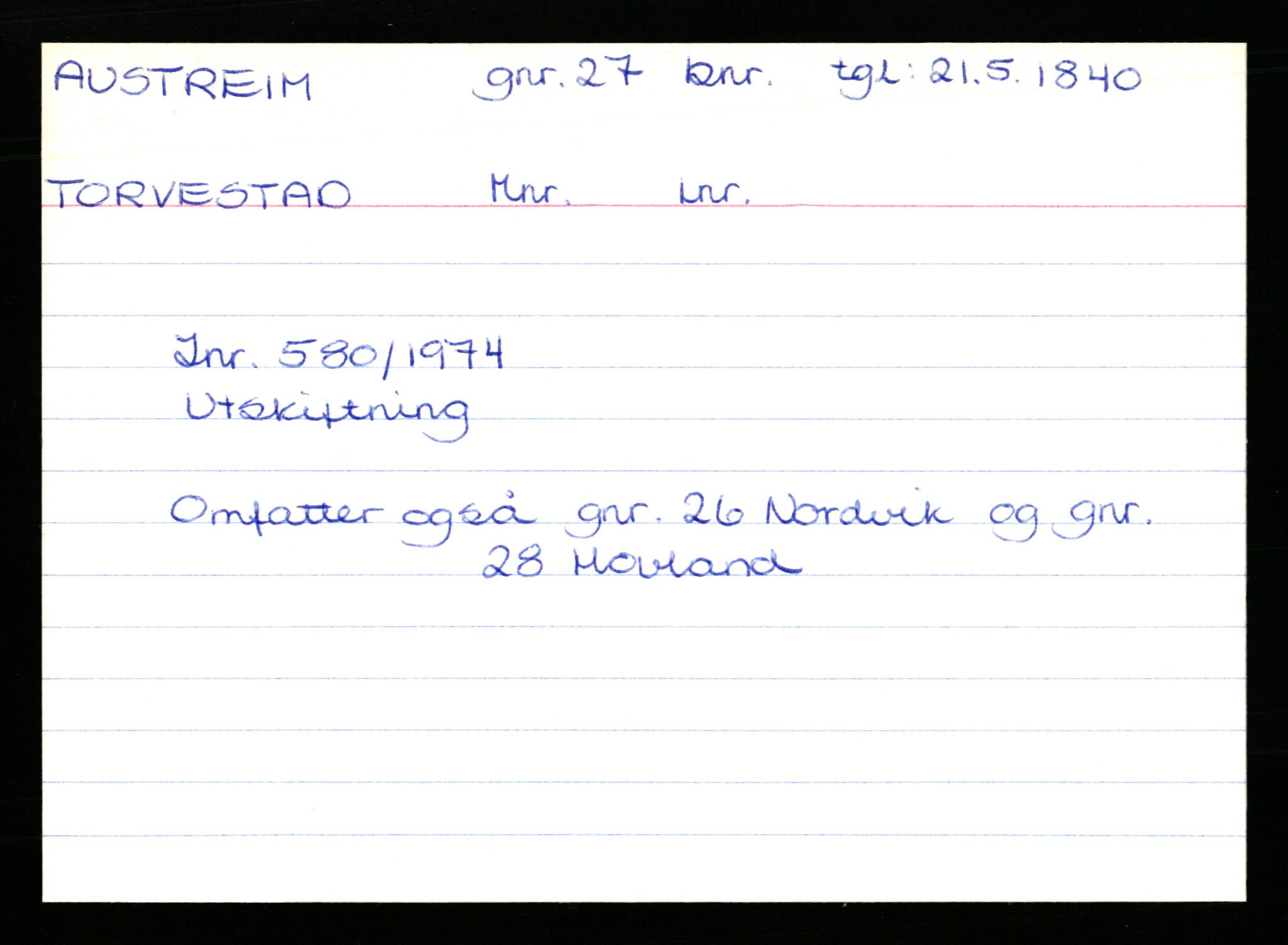 Statsarkivet i Stavanger, AV/SAST-A-101971/03/Y/Yk/L0002: Registerkort sortert etter gårdsnavn: Auglend - Bakkevik, 1750-1930, p. 383