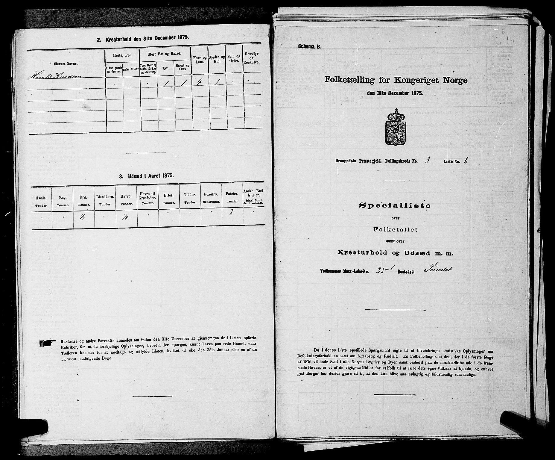 SAKO, 1875 census for 0817P Drangedal, 1875, p. 339