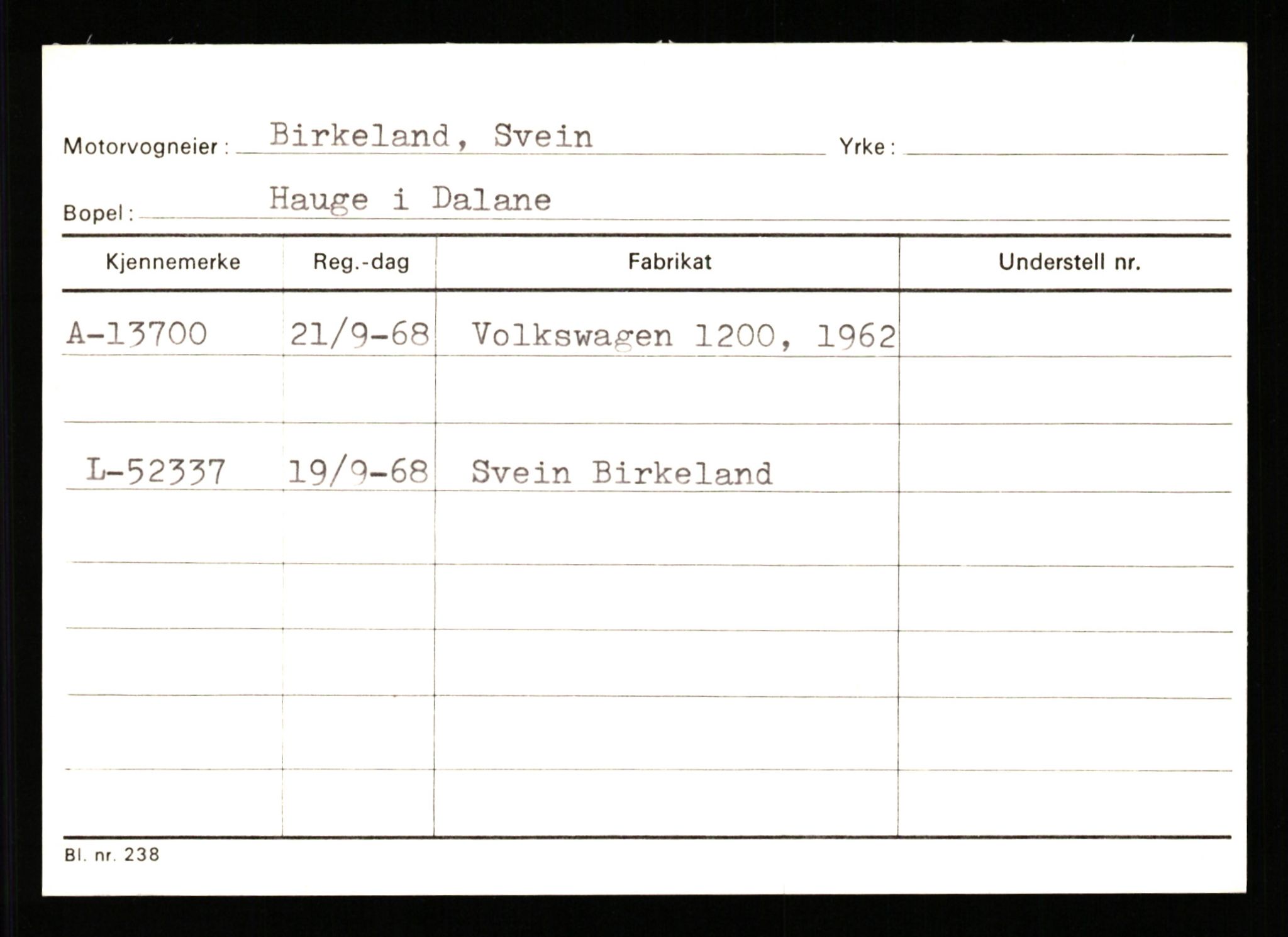 Stavanger trafikkstasjon, SAST/A-101942/0/G/L0003: Registreringsnummer: 10466 - 15496, 1930-1971, p. 2335