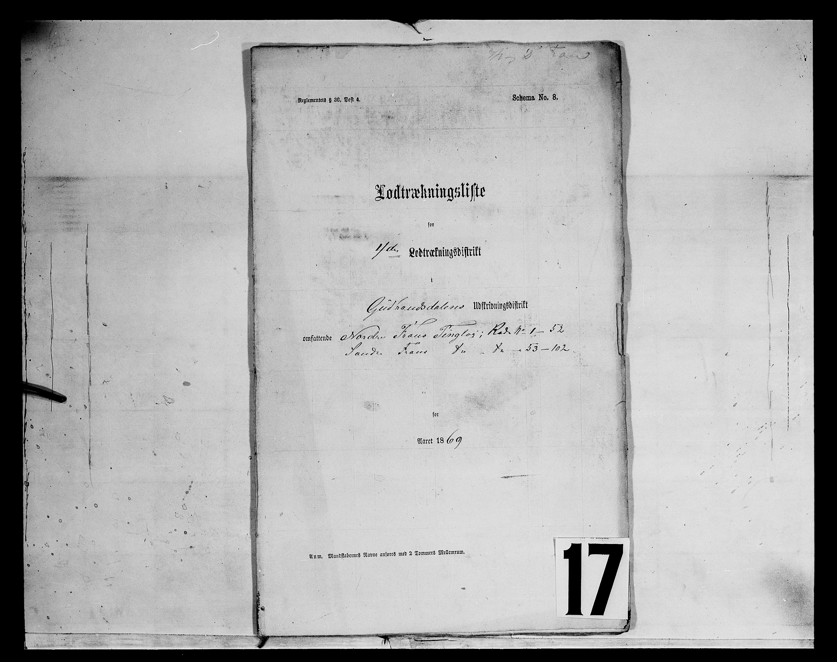 Fylkesmannen i Oppland, AV/SAH-FYO-002/1/K/Kg/L1174: Fron, Nordre og Søndre Fron, Vågå, 1860-1879, p. 133