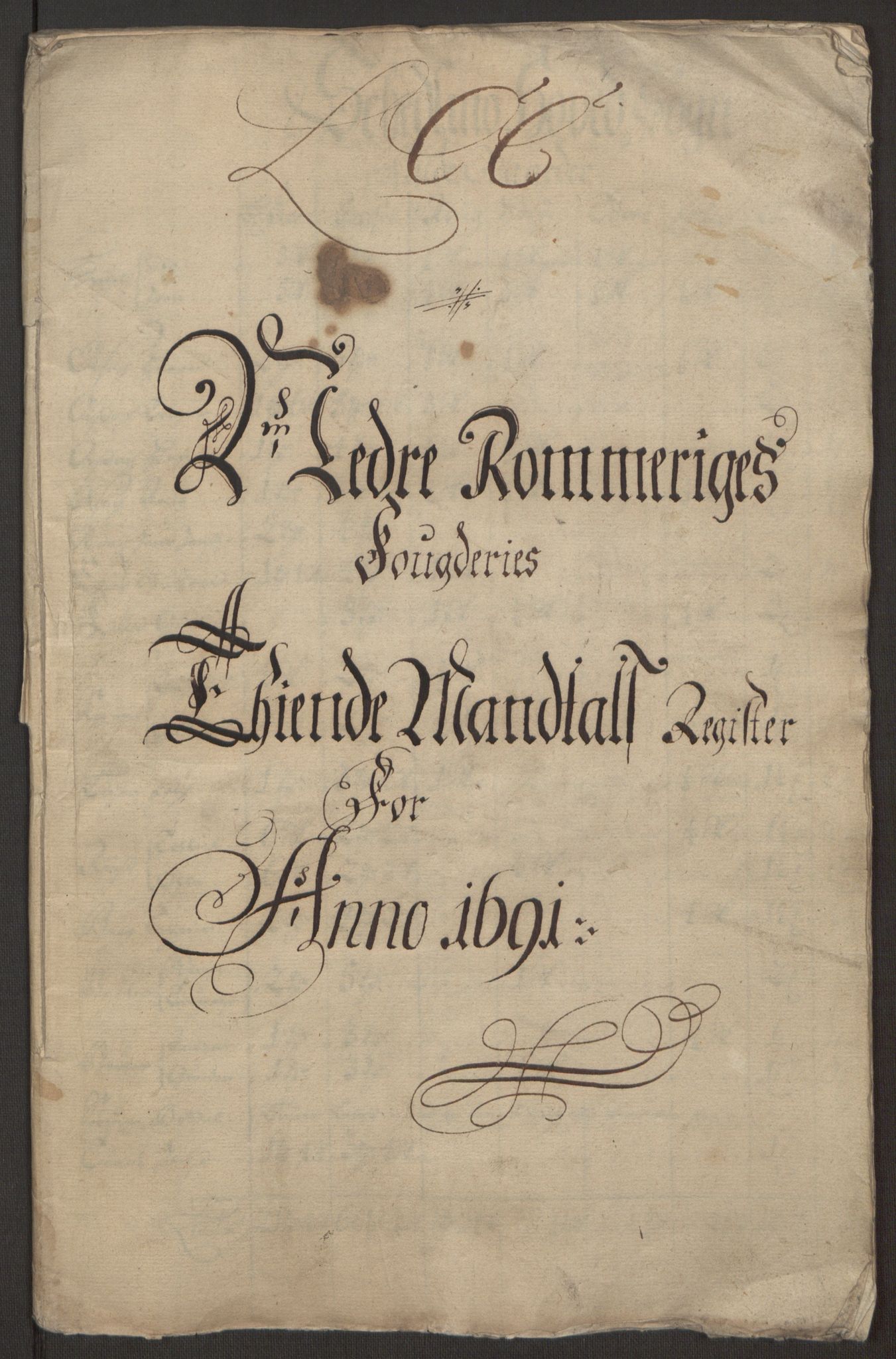 Rentekammeret inntil 1814, Reviderte regnskaper, Fogderegnskap, RA/EA-4092/R11/L0575: Fogderegnskap Nedre Romerike, 1691, p. 175