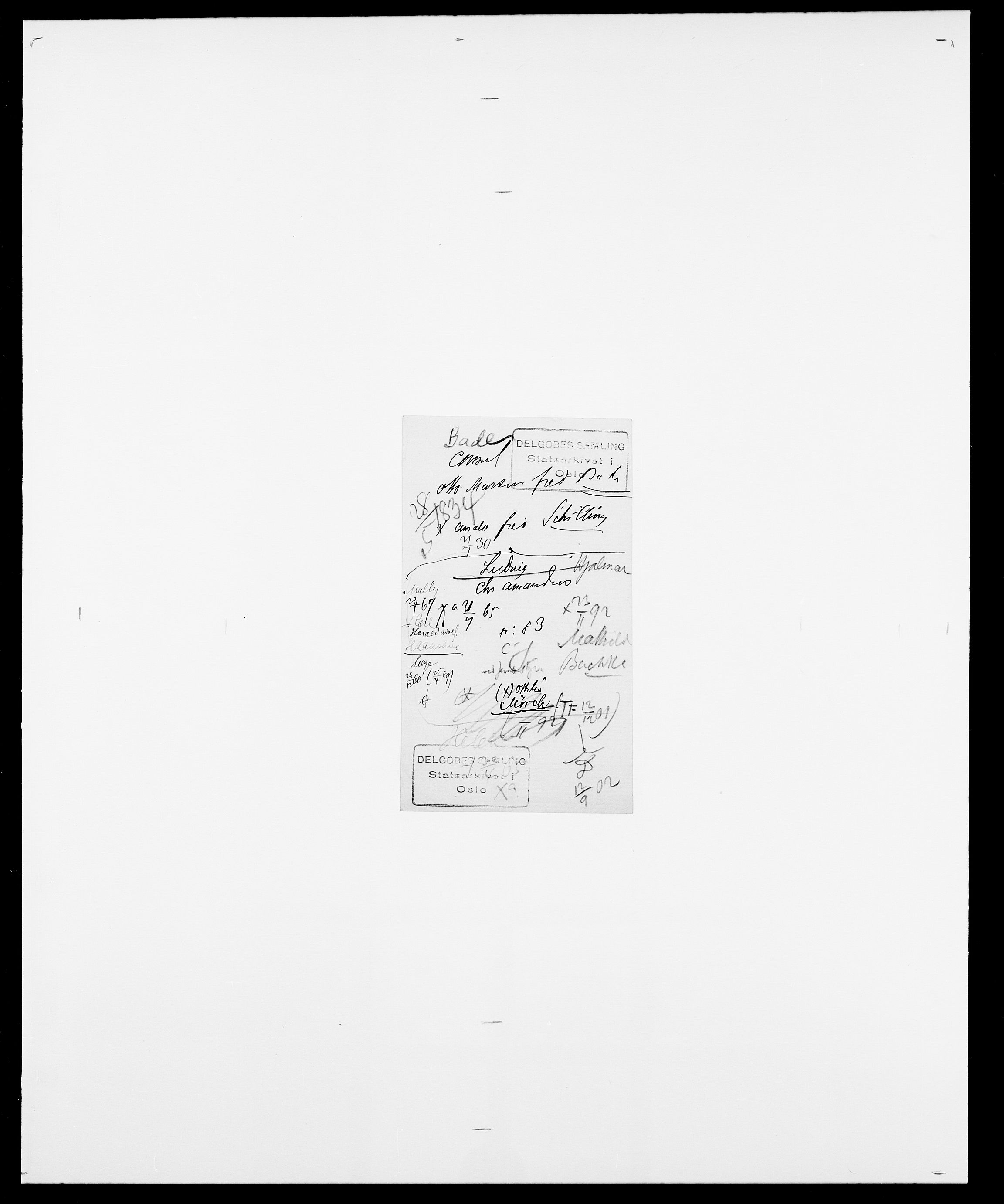 Delgobe, Charles Antoine - samling, AV/SAO-PAO-0038/D/Da/L0003: Barca - Bergen, p. 64