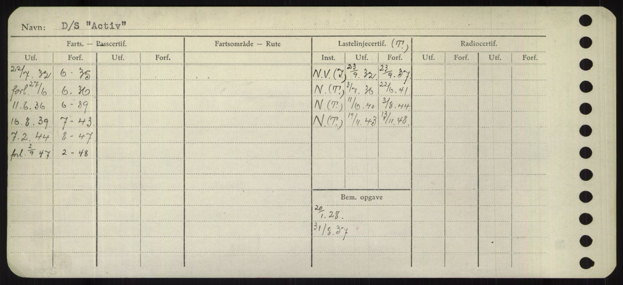 Sjøfartsdirektoratet med forløpere, Skipsmålingen, RA/S-1627/H/Hd/L0001: Fartøy, A-Anv, p. 46