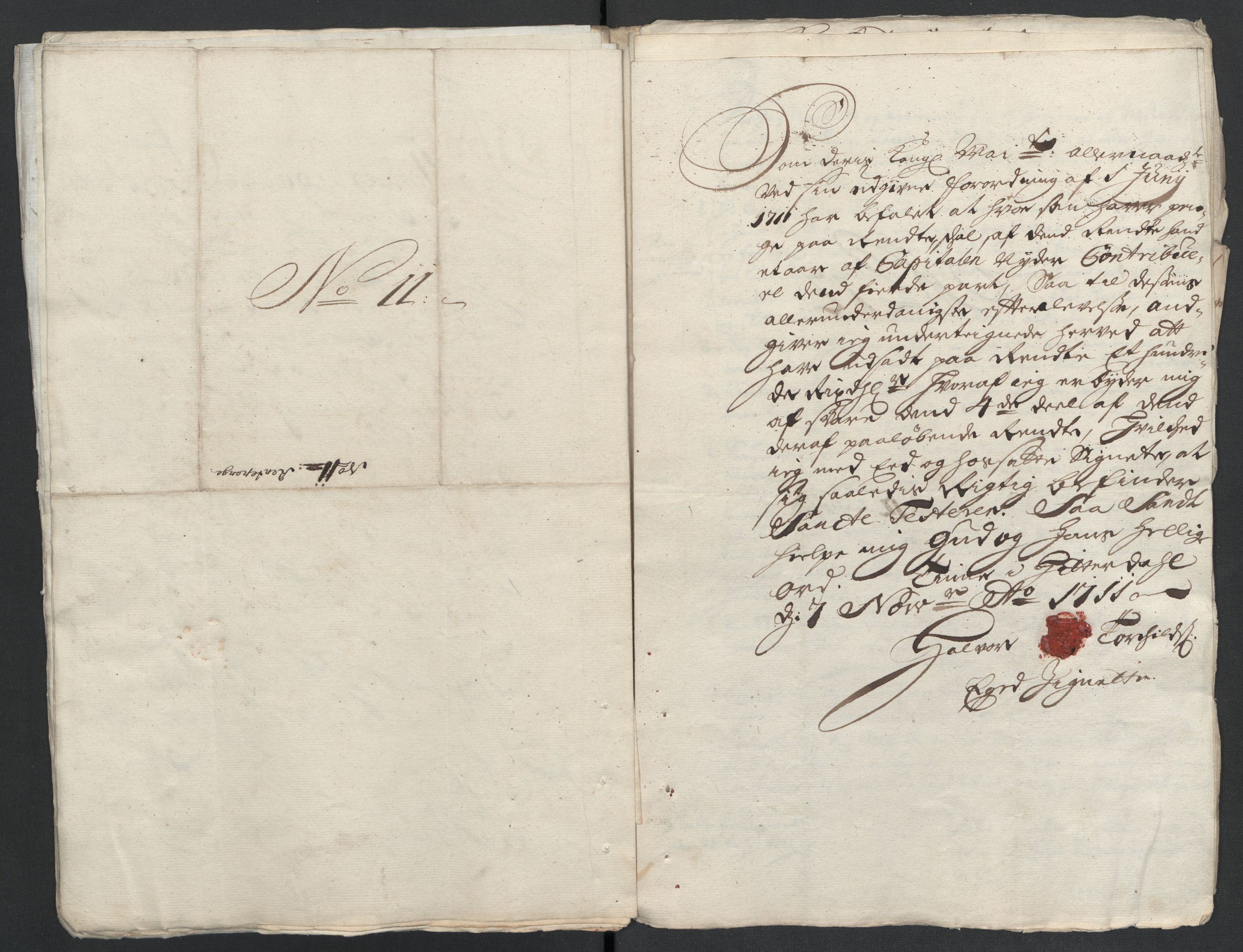 Rentekammeret inntil 1814, Reviderte regnskaper, Fogderegnskap, AV/RA-EA-4092/R36/L2120: Fogderegnskap Øvre og Nedre Telemark og Bamble, 1711, p. 117