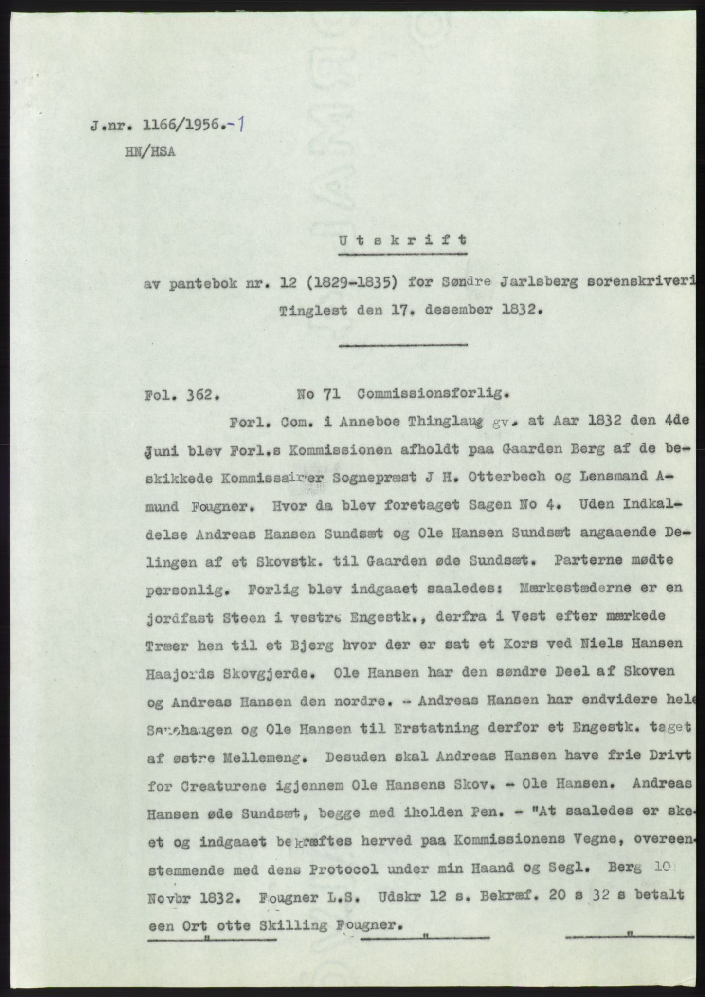 Statsarkivet i Kongsberg, SAKO/A-0001, 1956, p. 380
