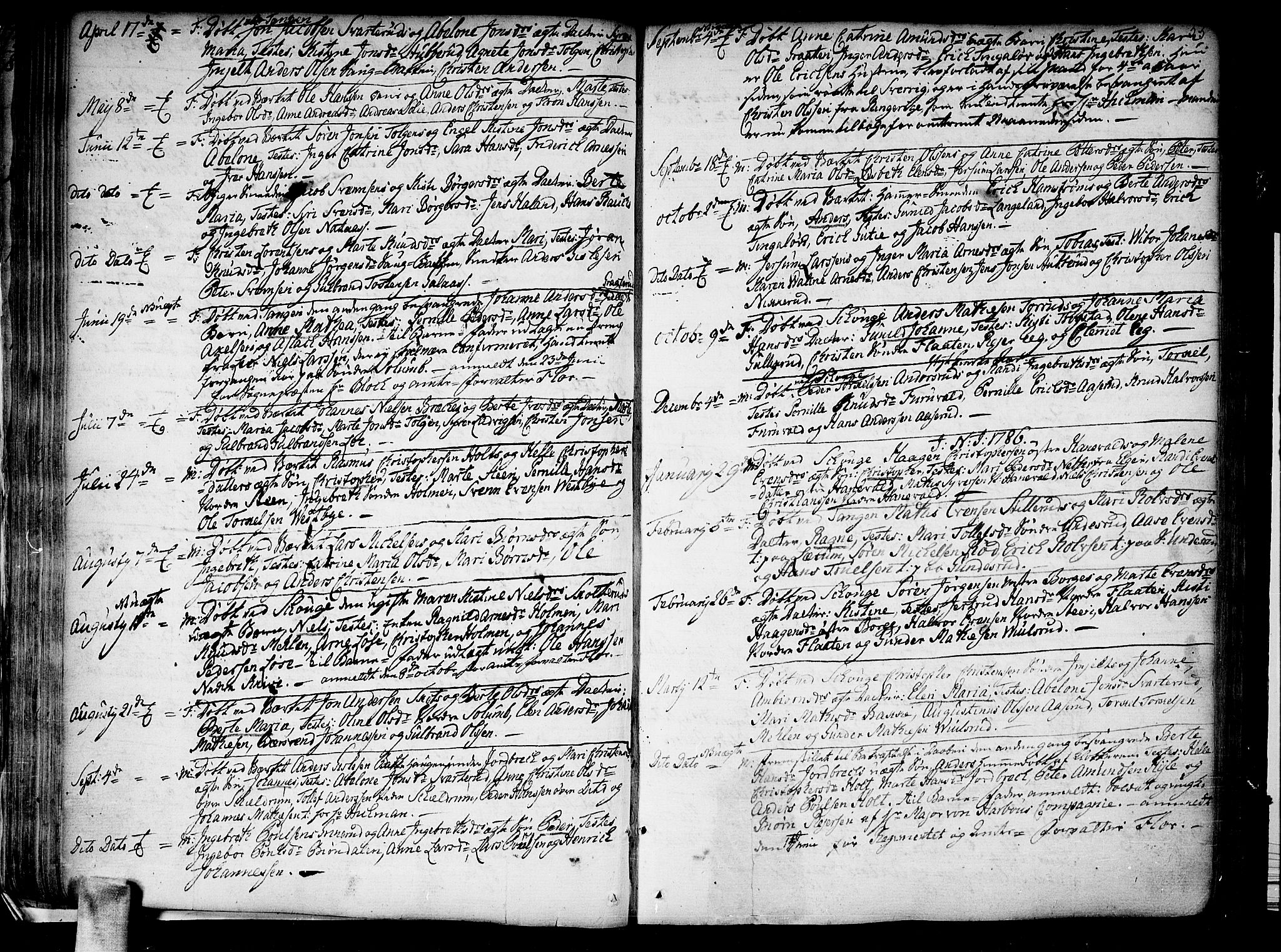 Skoger kirkebøker, SAKO/A-59/F/Fa/L0001: Parish register (official) no. I 1, 1746-1814, p. 55