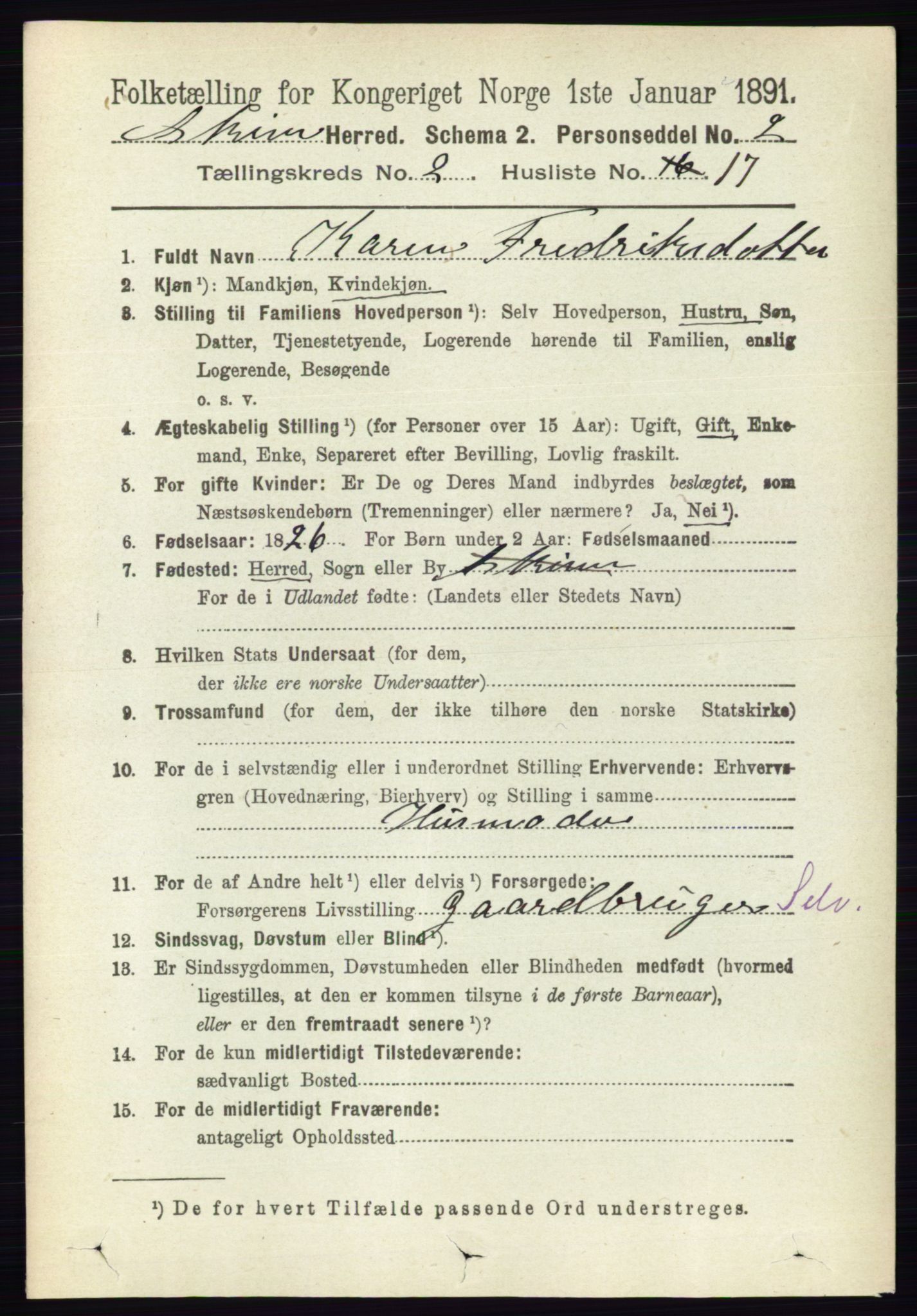 RA, 1891 census for 0124 Askim, 1891, p. 339