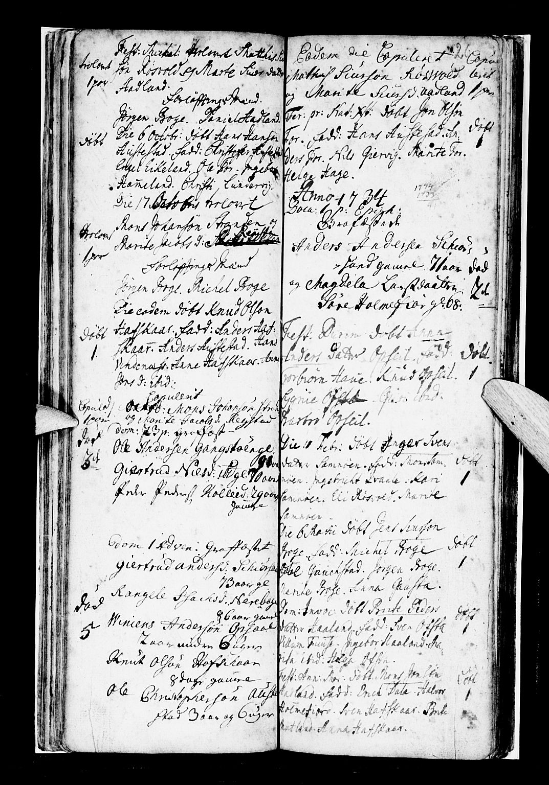 Os sokneprestembete, AV/SAB-A-99929: Parish register (official) no. A 7, 1723-1760, p. 26