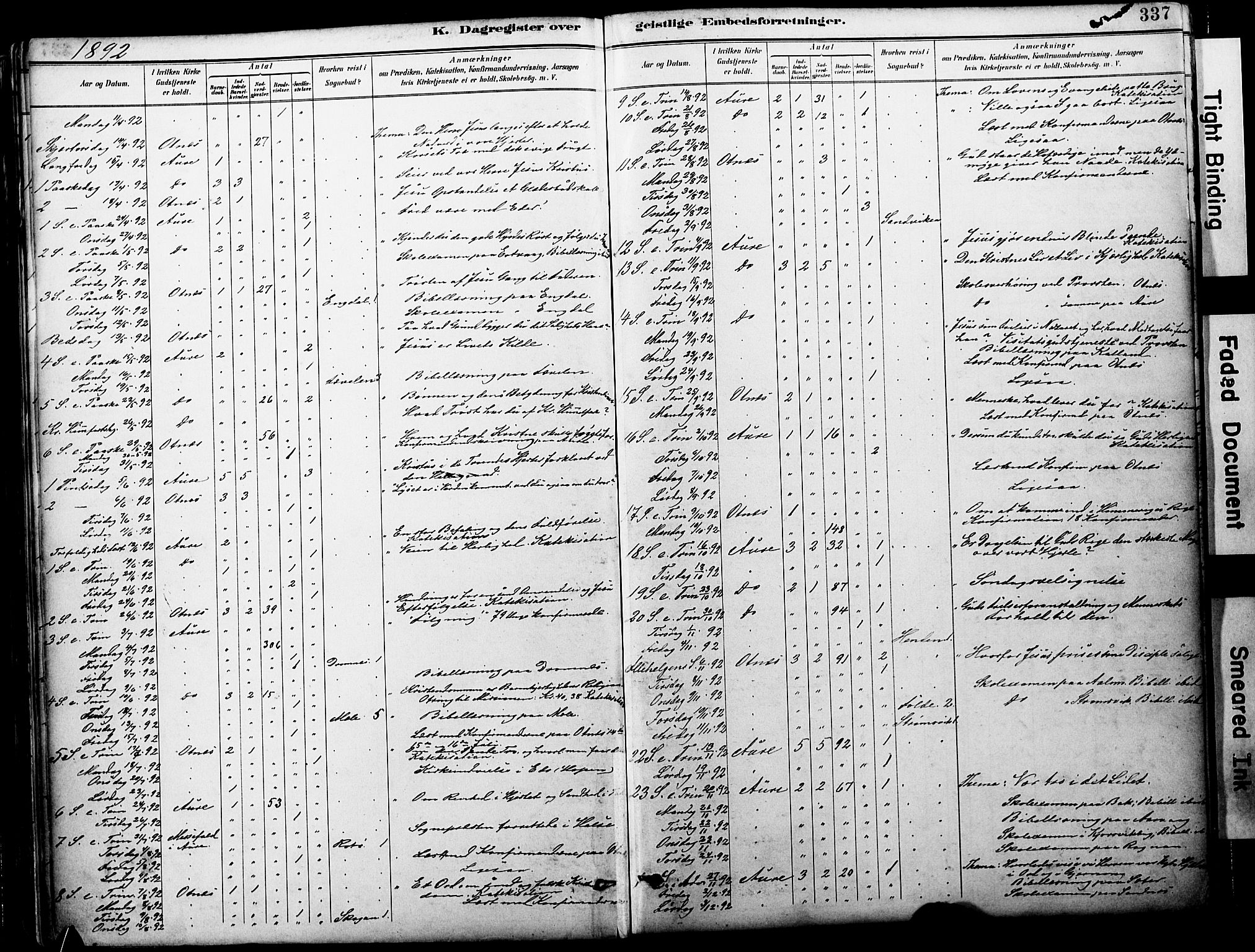 Ministerialprotokoller, klokkerbøker og fødselsregistre - Møre og Romsdal, AV/SAT-A-1454/578/L0907: Parish register (official) no. 578A06, 1887-1904, p. 337