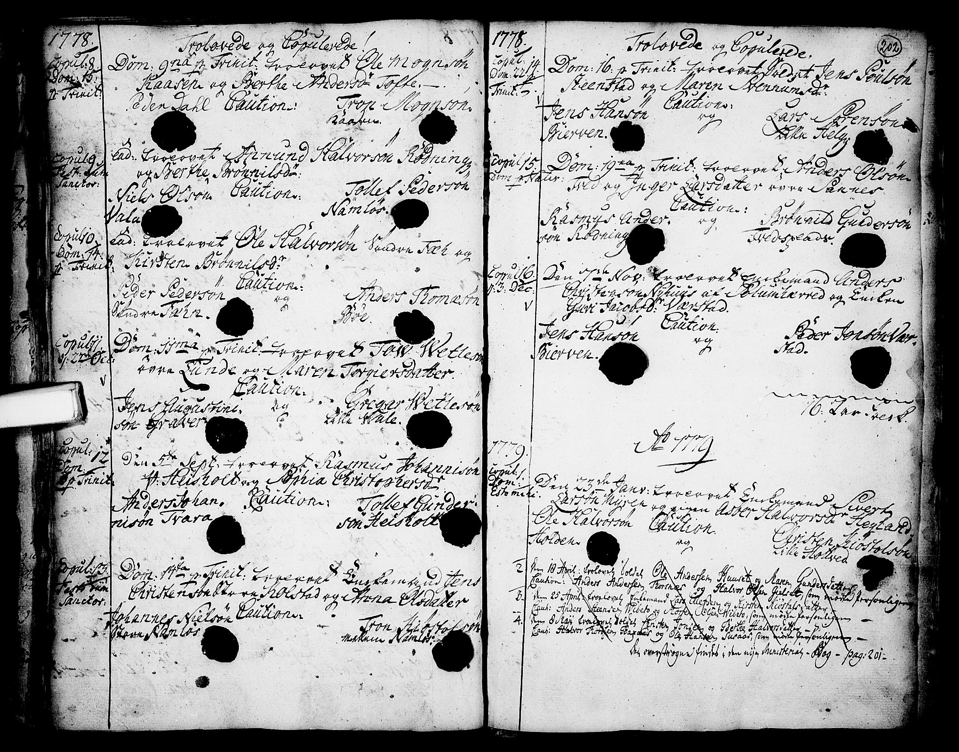 Holla kirkebøker, SAKO/A-272/F/Fa/L0001: Parish register (official) no. 1, 1717-1779, p. 202