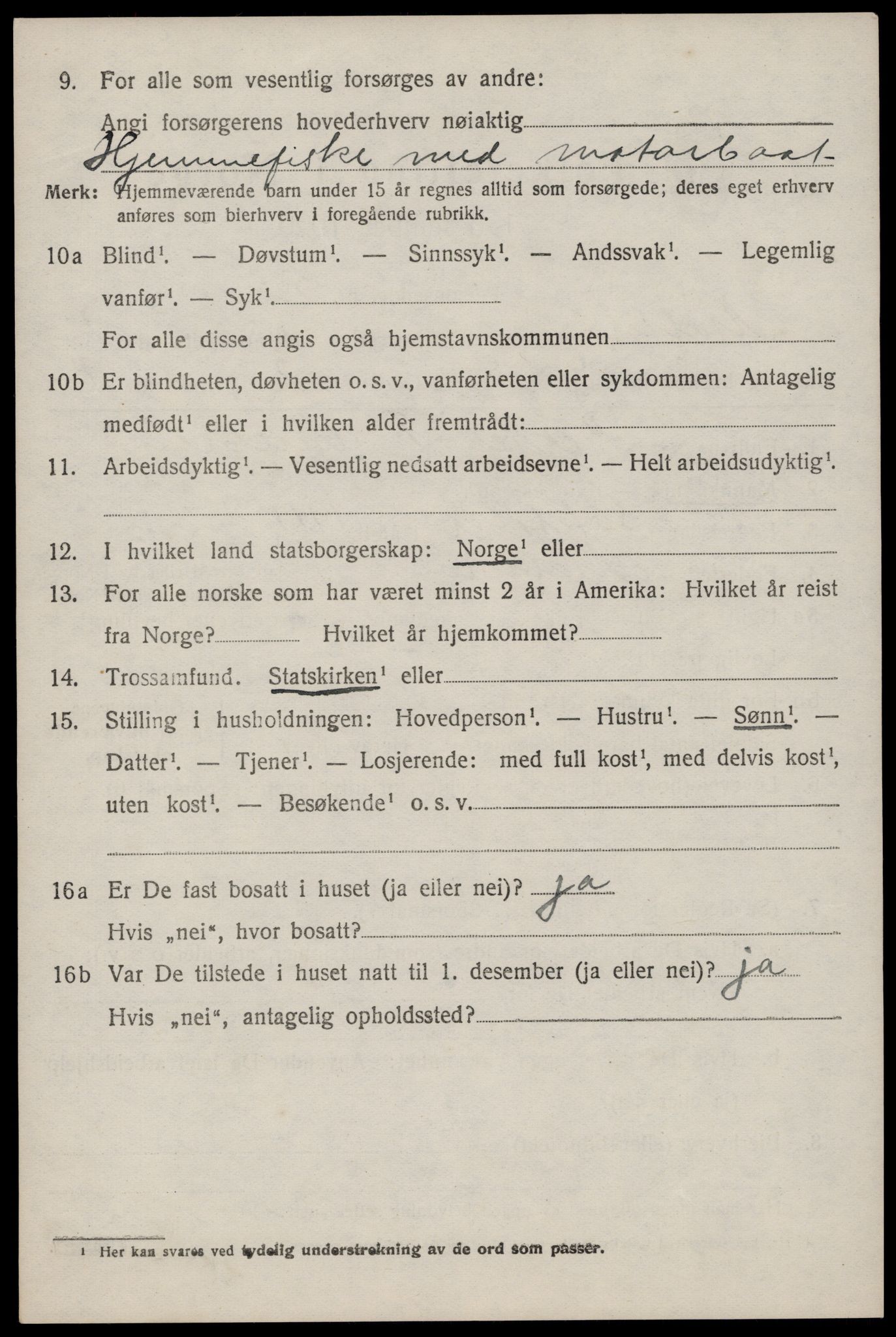 SAST, 1920 census for Mosterøy, 1920, p. 573