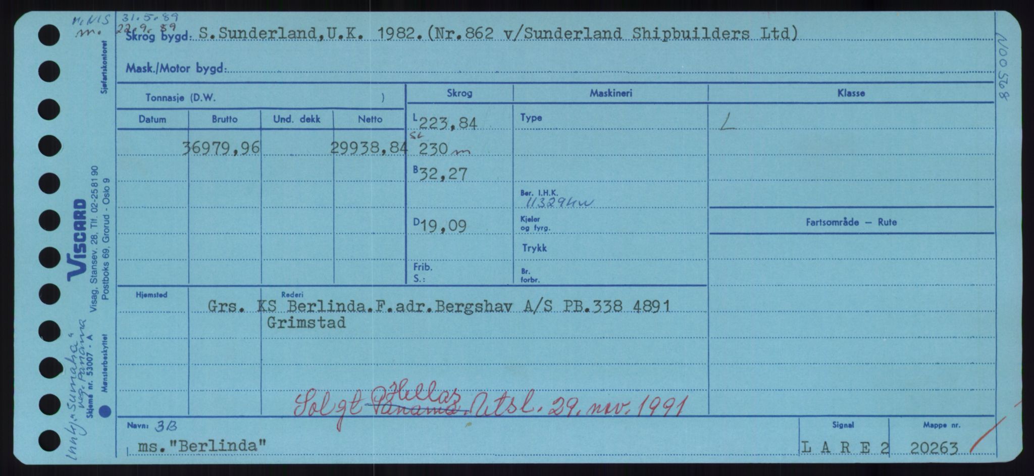 Sjøfartsdirektoratet med forløpere, Skipsmålingen, AV/RA-S-1627/H/Hd/L0003: Fartøy, B-Bev, p. 867