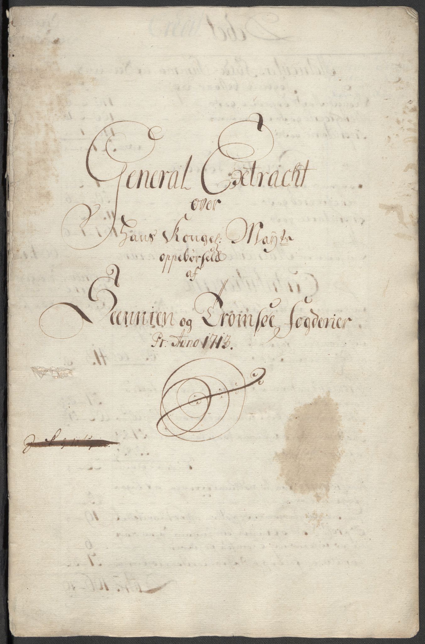 Rentekammeret inntil 1814, Reviderte regnskaper, Fogderegnskap, RA/EA-4092/R68/L4759: Fogderegnskap Senja og Troms, 1713, p. 14