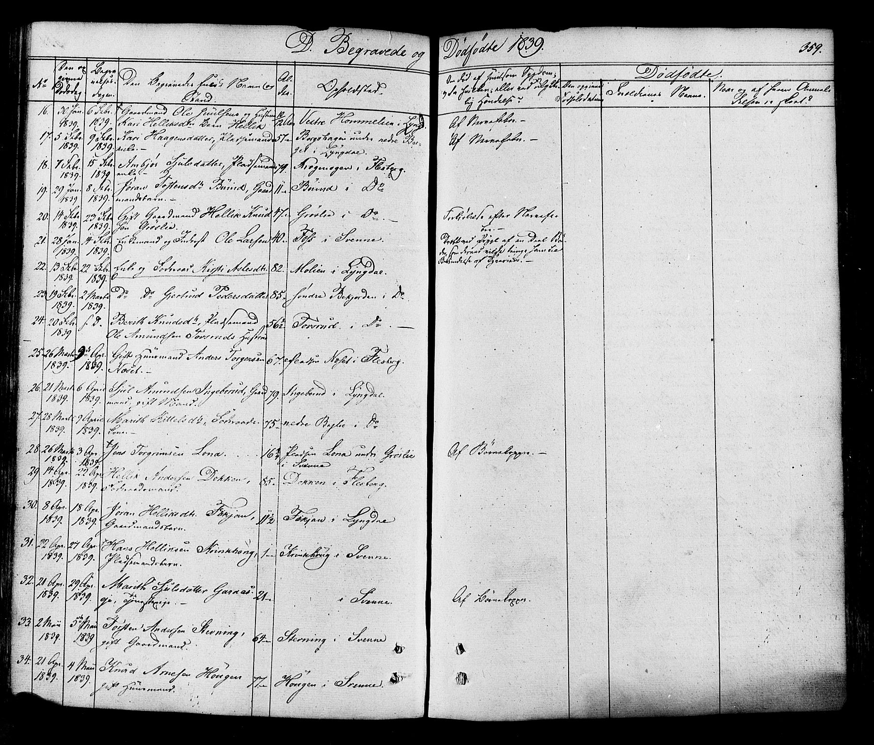 Flesberg kirkebøker, AV/SAKO-A-18/F/Fa/L0006: Parish register (official) no. I 6, 1834-1860, p. 359