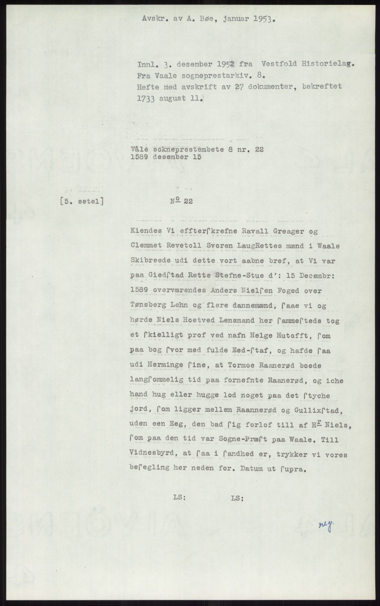 Samlinger til kildeutgivelse, Diplomavskriftsamlingen, AV/RA-EA-4053/H/Ha, p. 1175