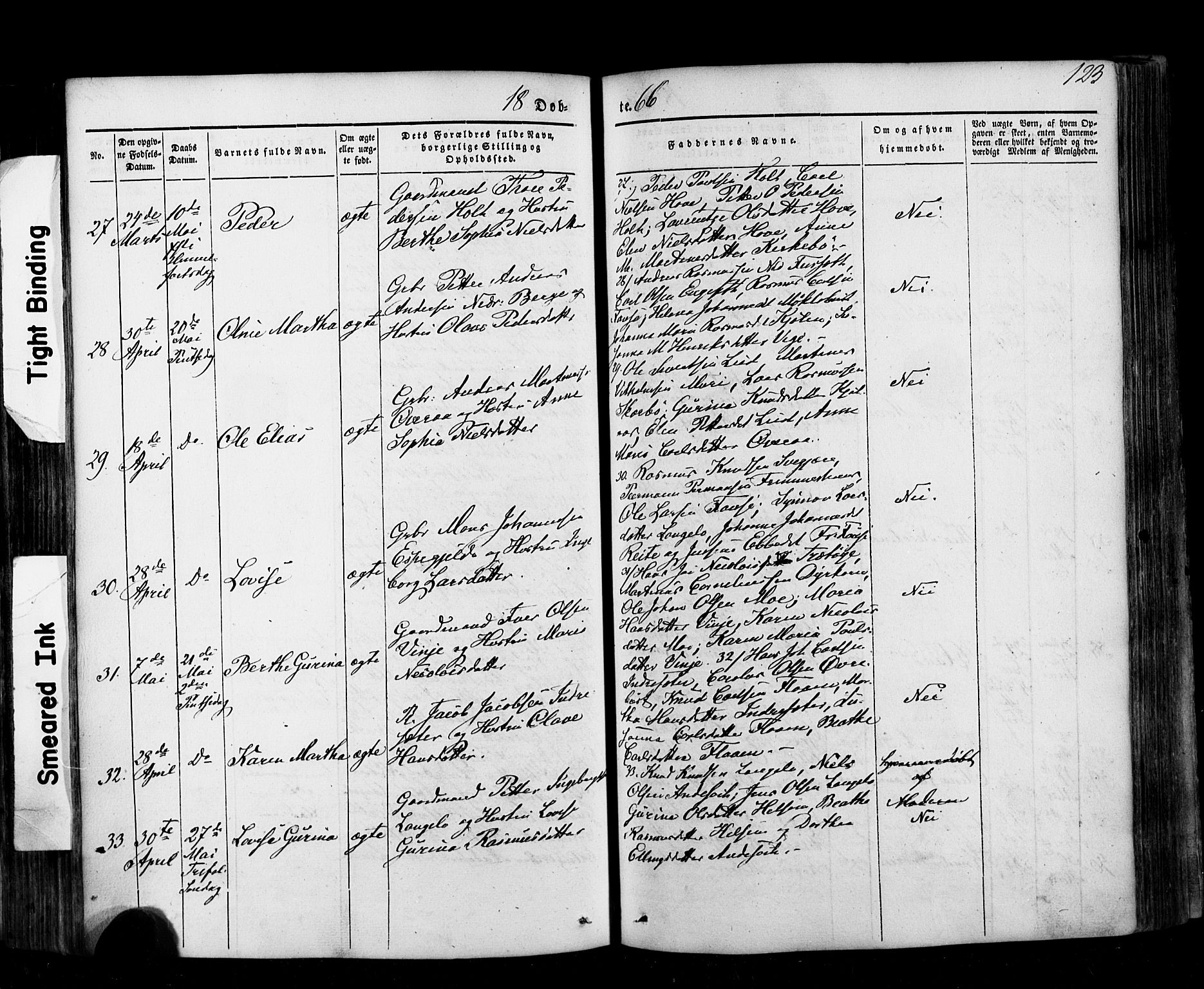 Ministerialprotokoller, klokkerbøker og fødselsregistre - Møre og Romsdal, AV/SAT-A-1454/520/L0275: Parish register (official) no. 520A05, 1844-1881, p. 123