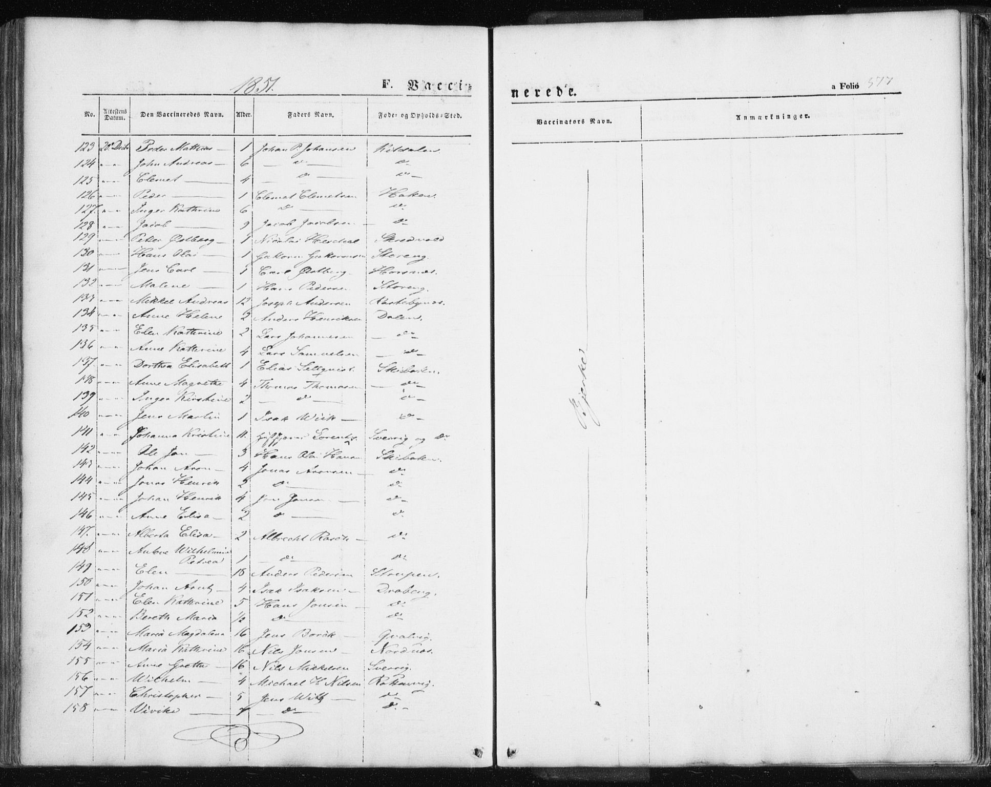 Lyngen sokneprestembete, AV/SATØ-S-1289/H/He/Hea/L0004kirke: Parish register (official) no. 4, 1839-1858, p. 377