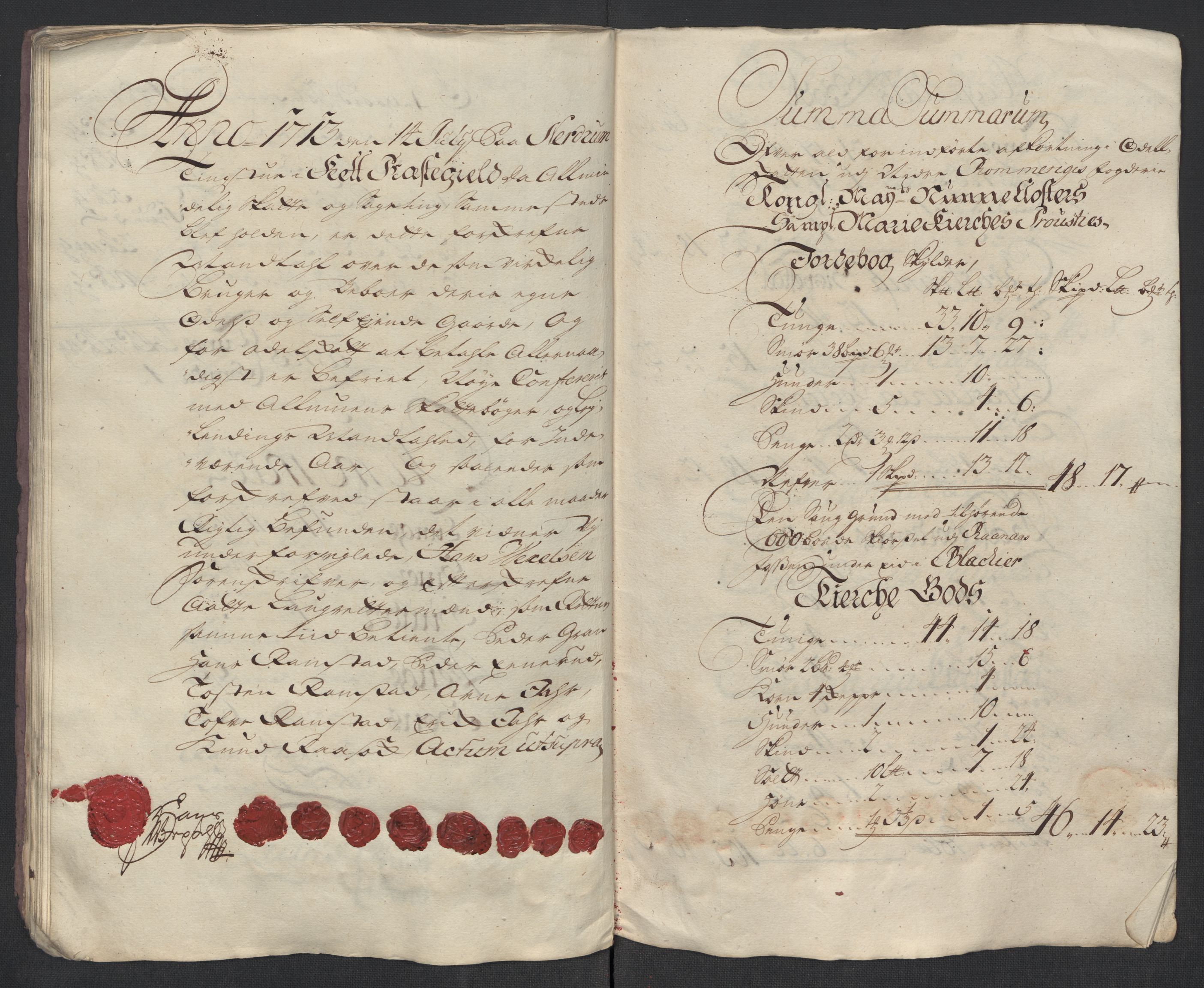 Rentekammeret inntil 1814, Reviderte regnskaper, Fogderegnskap, AV/RA-EA-4092/R11/L0595: Fogderegnskap Nedre Romerike, 1713, p. 316