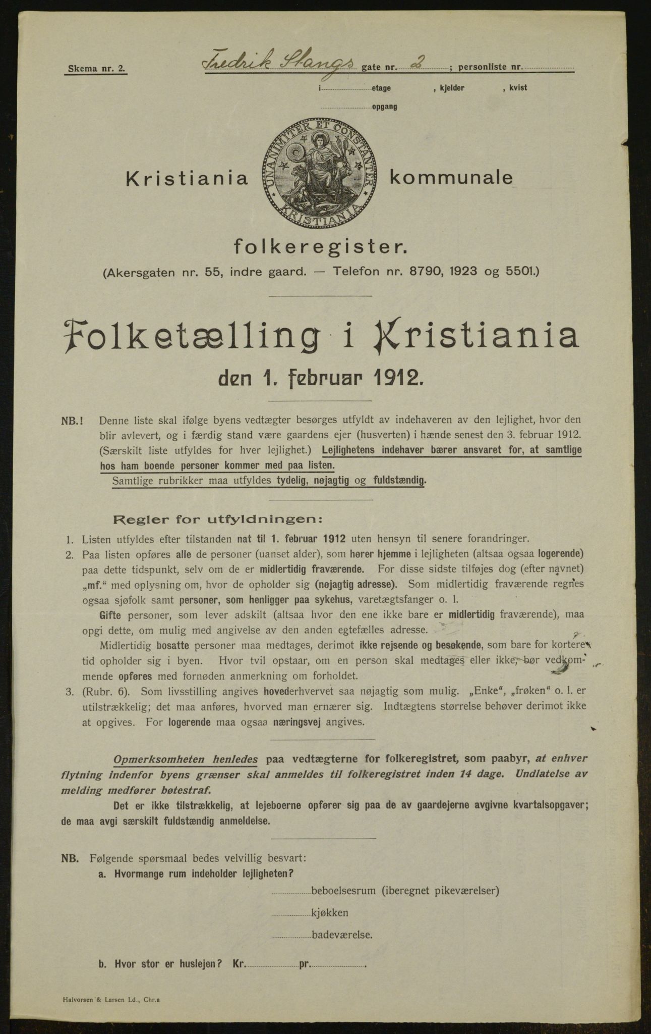 OBA, Municipal Census 1912 for Kristiania, 1912, p. 26621