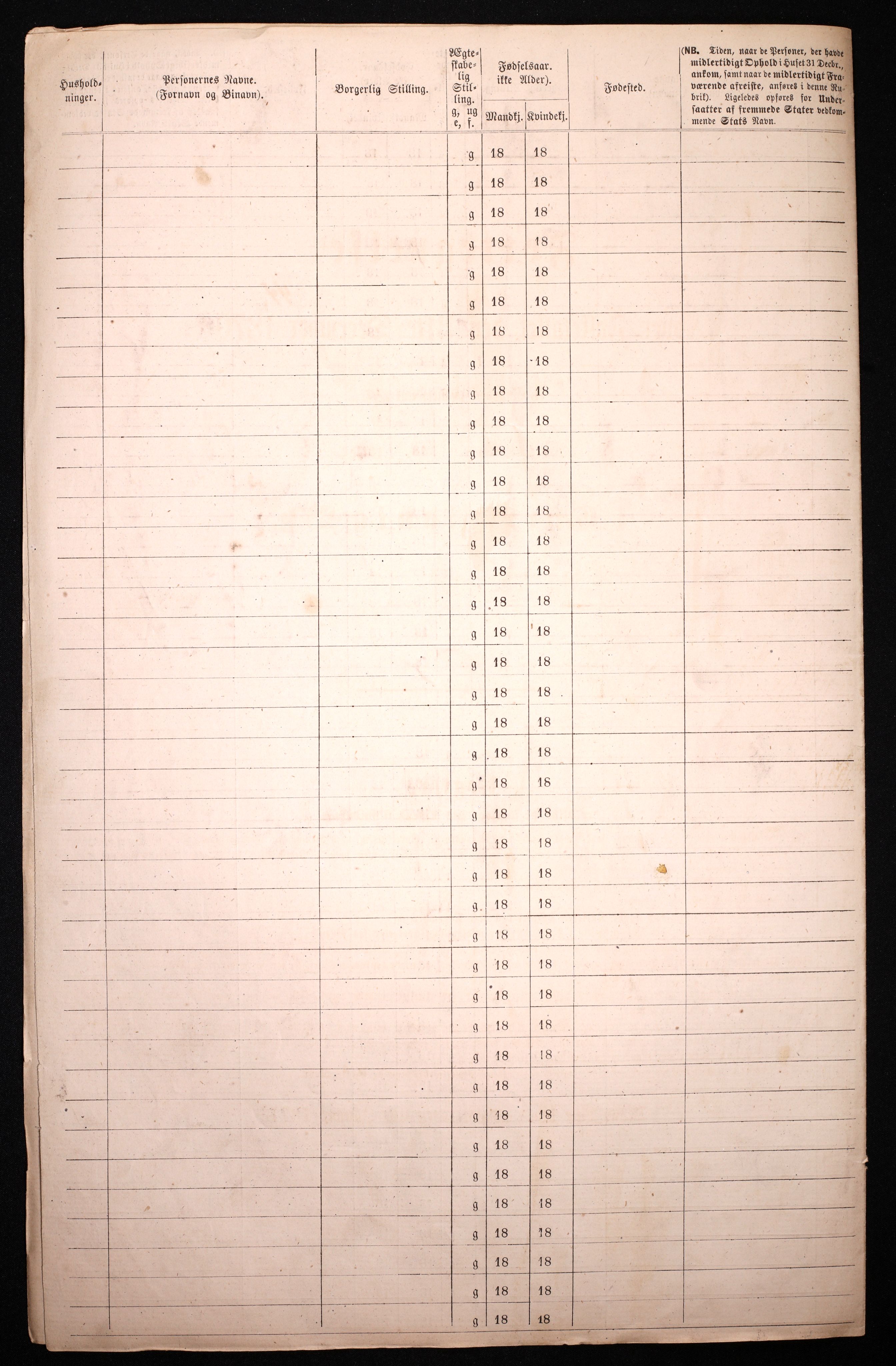 RA, 1870 census for 0301 Kristiania, 1870, p. 3098