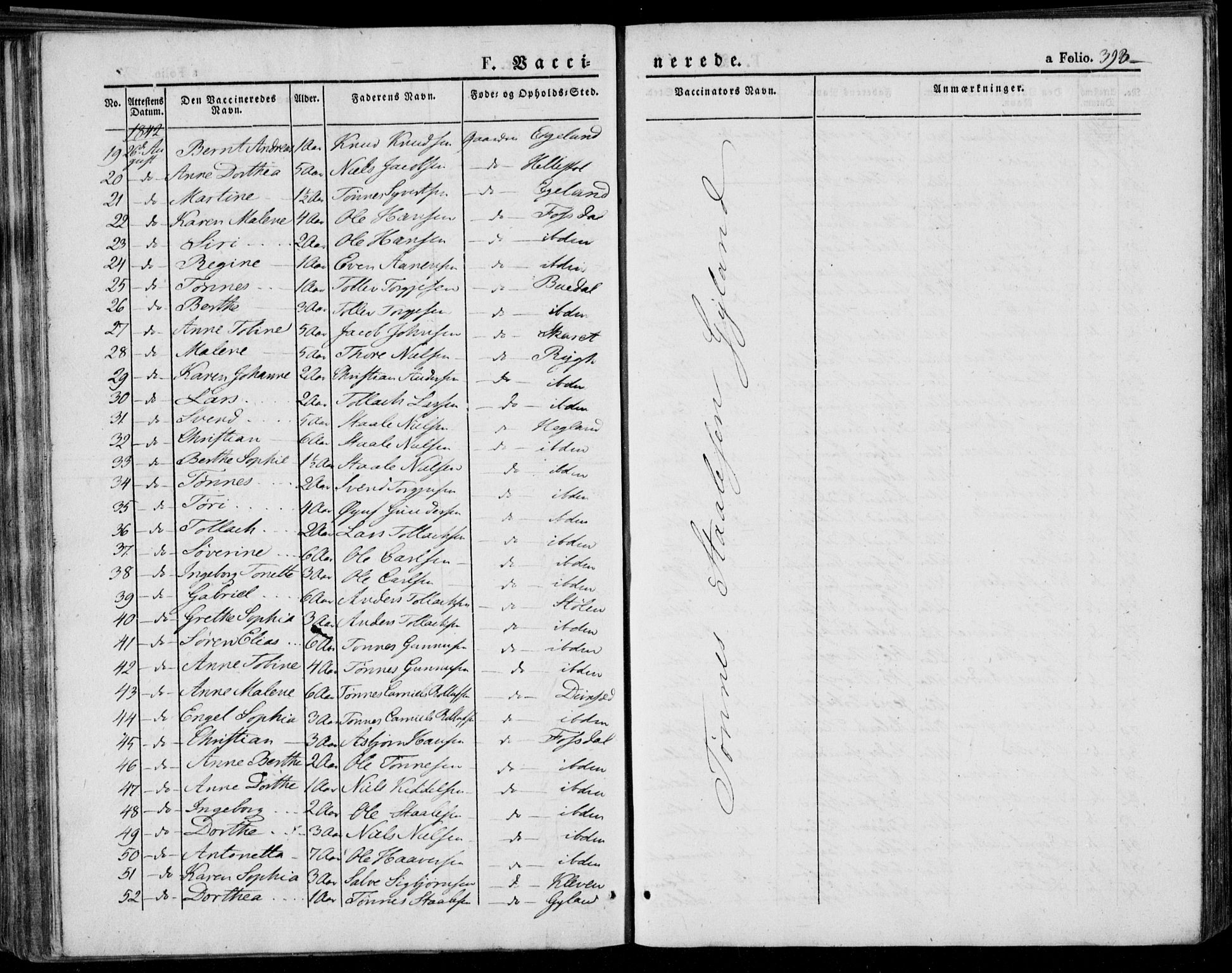 Bakke sokneprestkontor, AV/SAK-1111-0002/F/Fa/Faa/L0004: Parish register (official) no. A 4, 1834-1846, p. 393