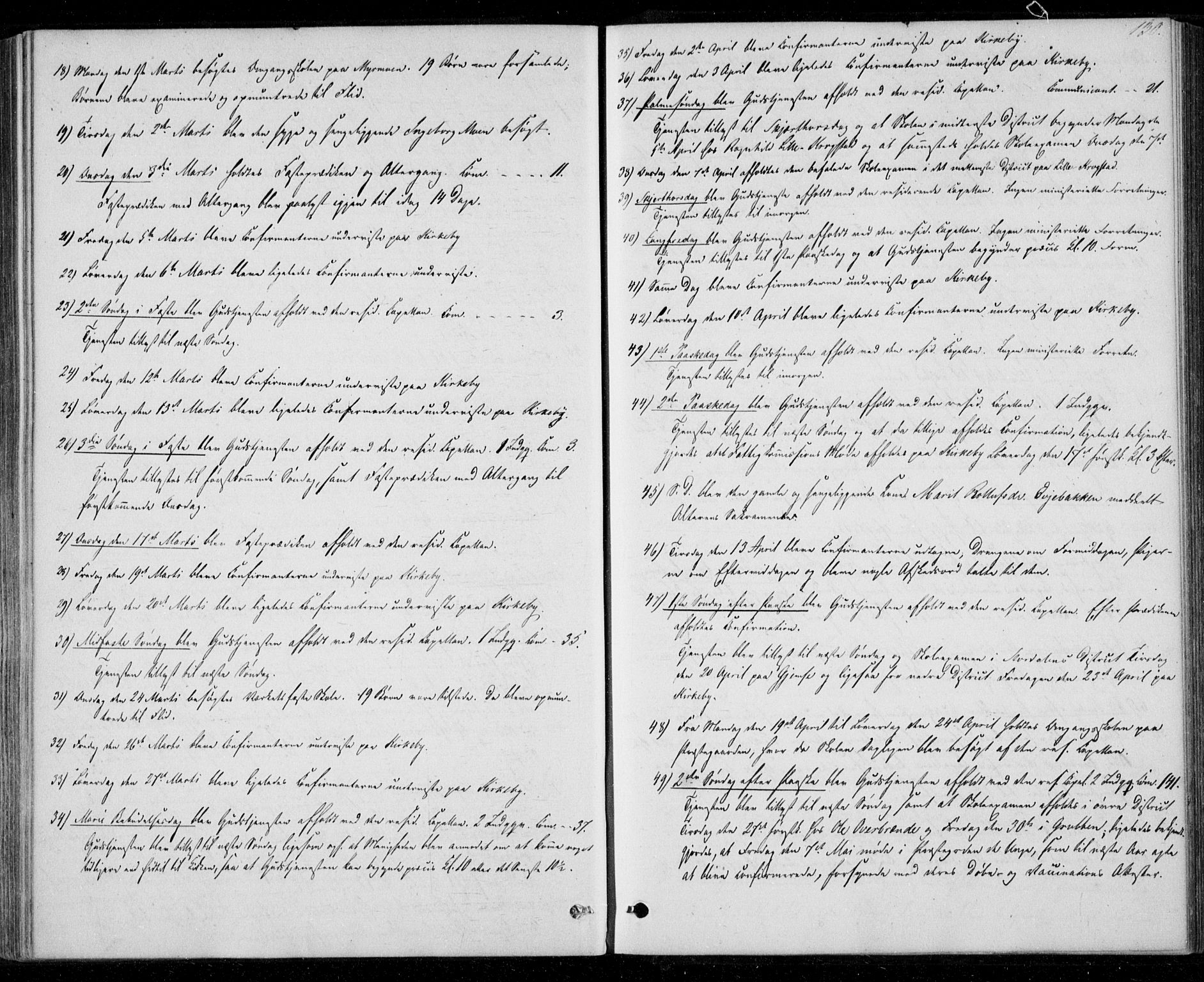 Ministerialprotokoller, klokkerbøker og fødselsregistre - Nord-Trøndelag, SAT/A-1458/706/L0040: Parish register (official) no. 706A01, 1850-1861, p. 130