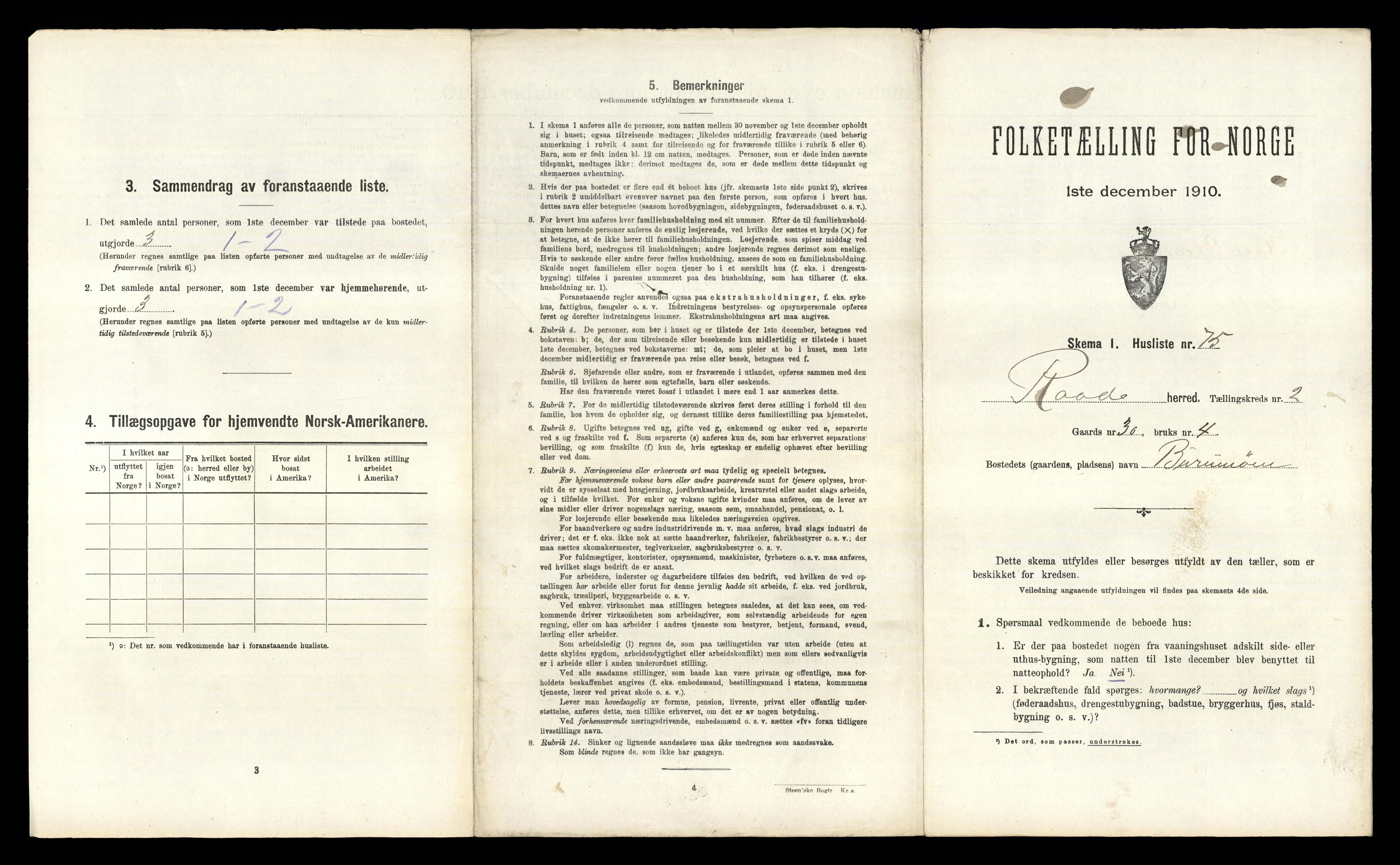 RA, 1910 census for Råde, 1910, p. 386