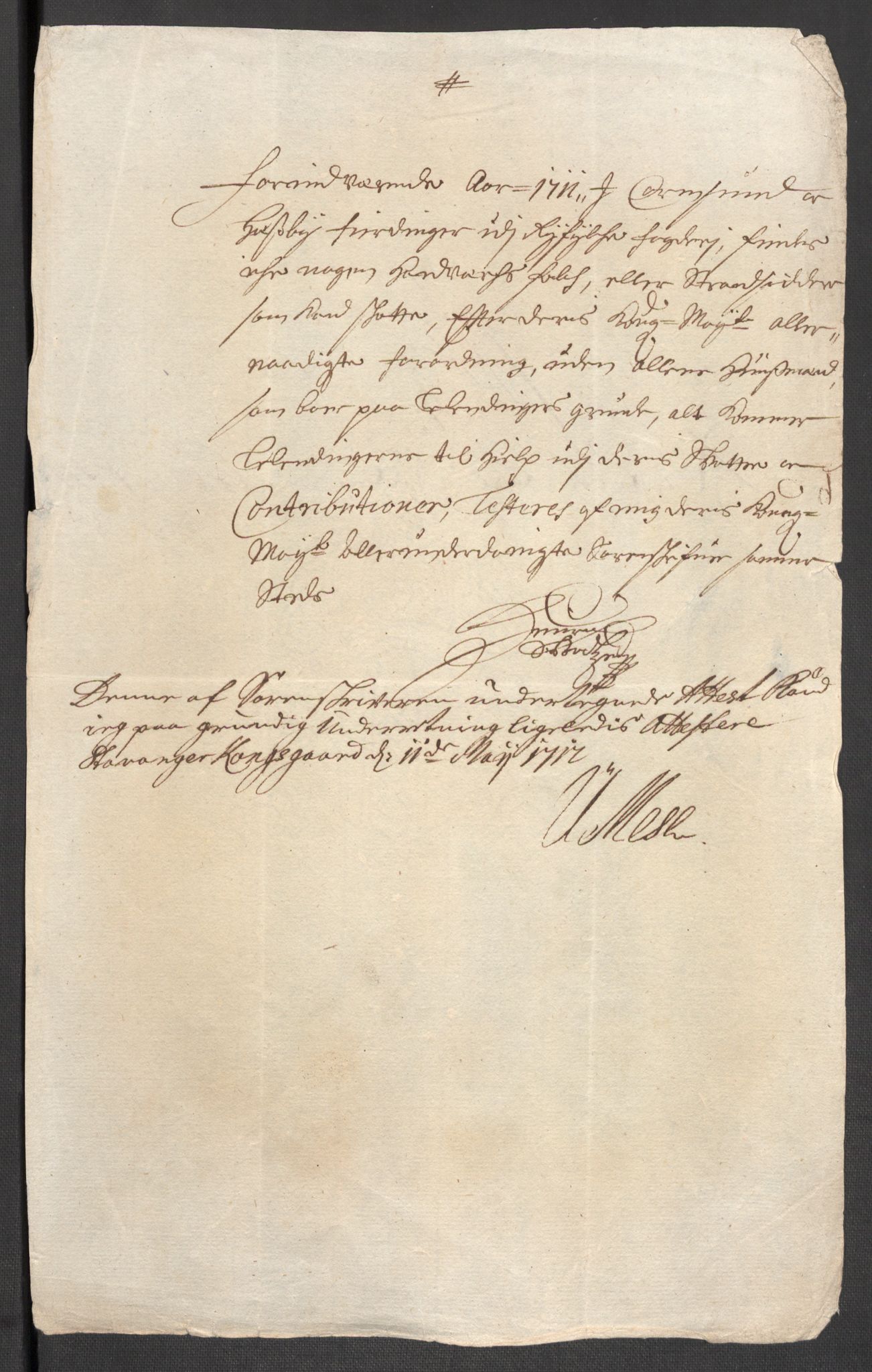 Rentekammeret inntil 1814, Reviderte regnskaper, Fogderegnskap, AV/RA-EA-4092/R47/L2864: Fogderegnskap Ryfylke, 1711, p. 73