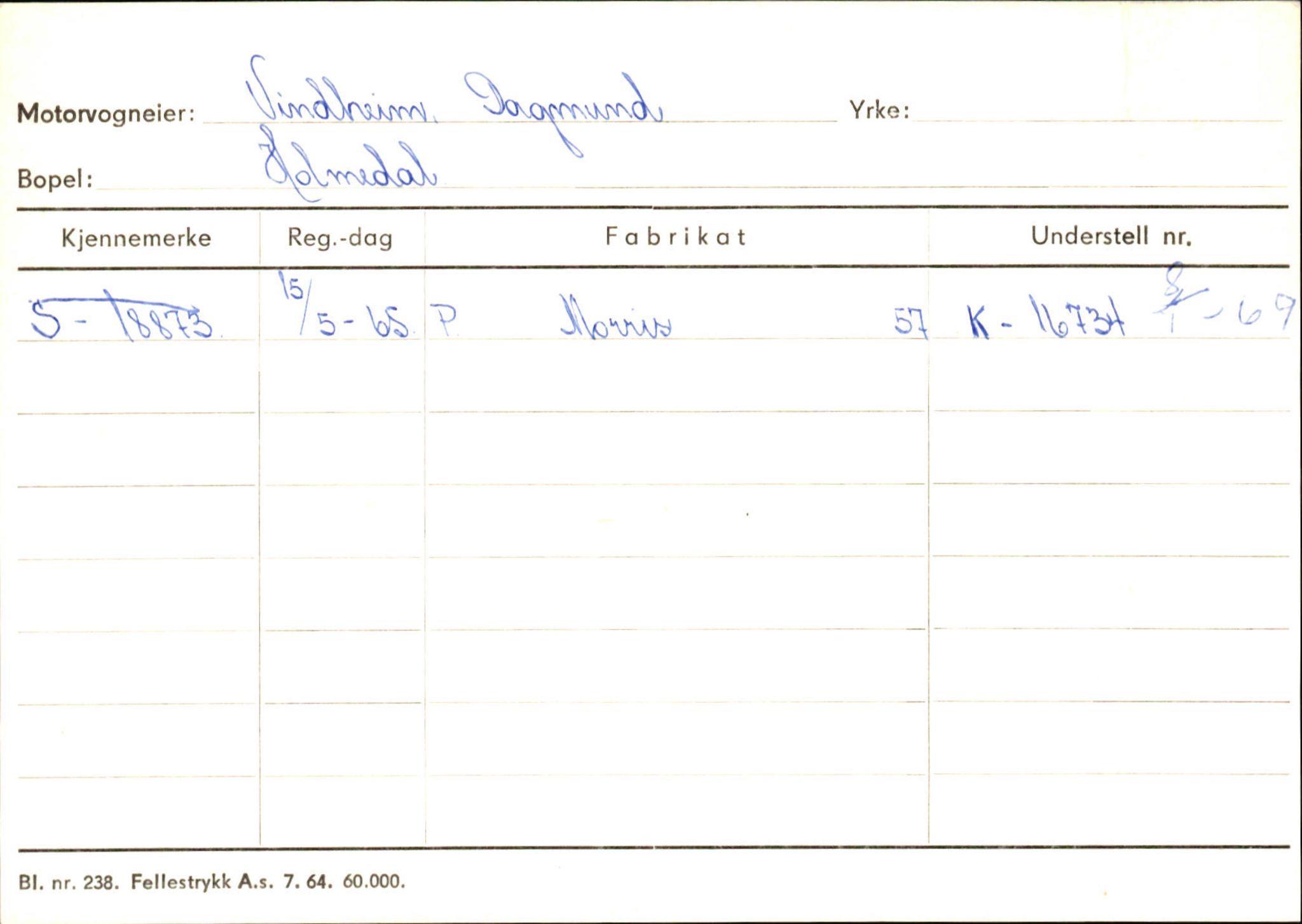 Statens vegvesen, Sogn og Fjordane vegkontor, SAB/A-5301/4/F/L0126: Eigarregister Fjaler M-Å. Leikanger A-Å, 1945-1975, p. 604