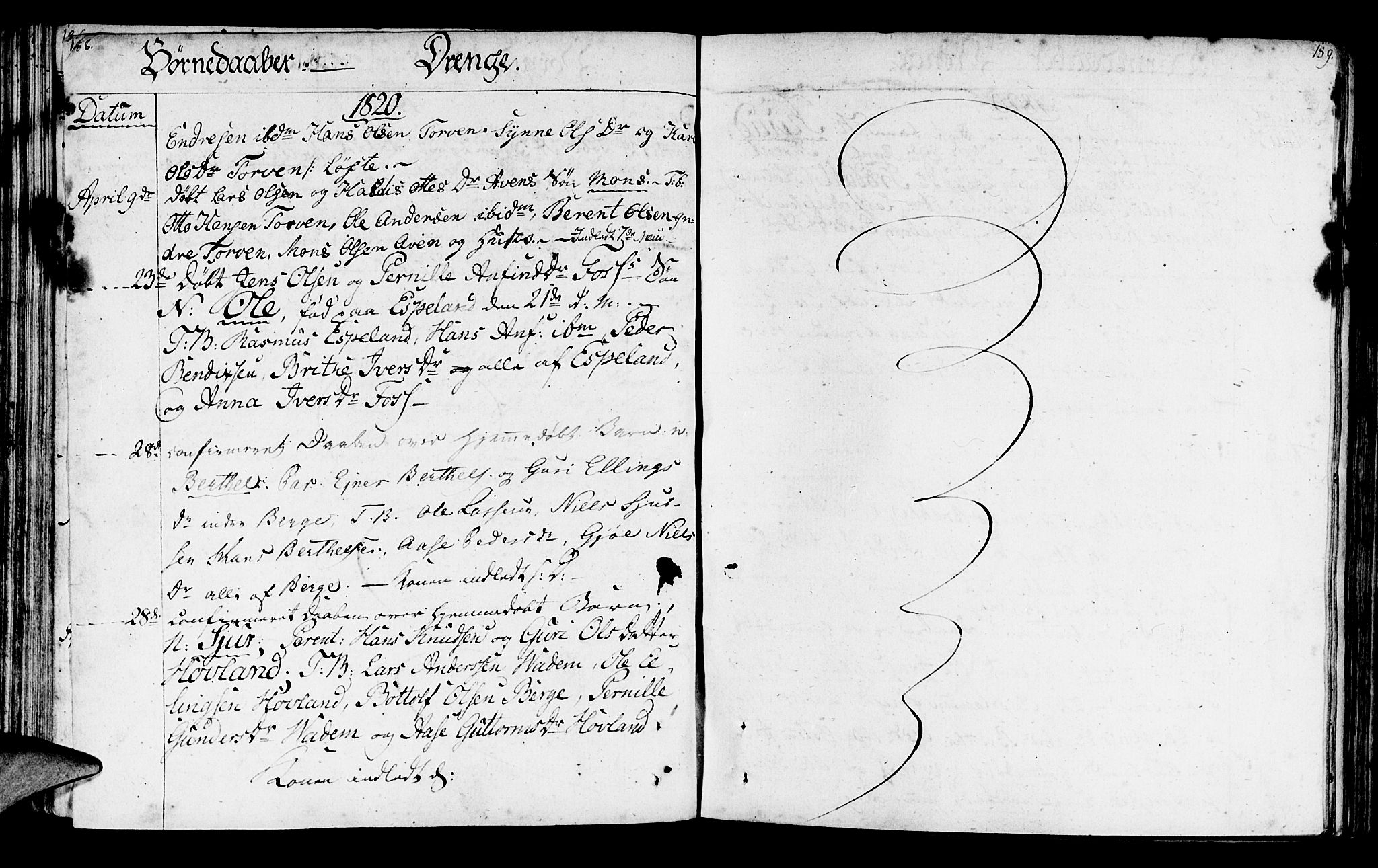 Lavik sokneprestembete, SAB/A-80901: Parish register (official) no. A 1, 1809-1822, p. 188-189