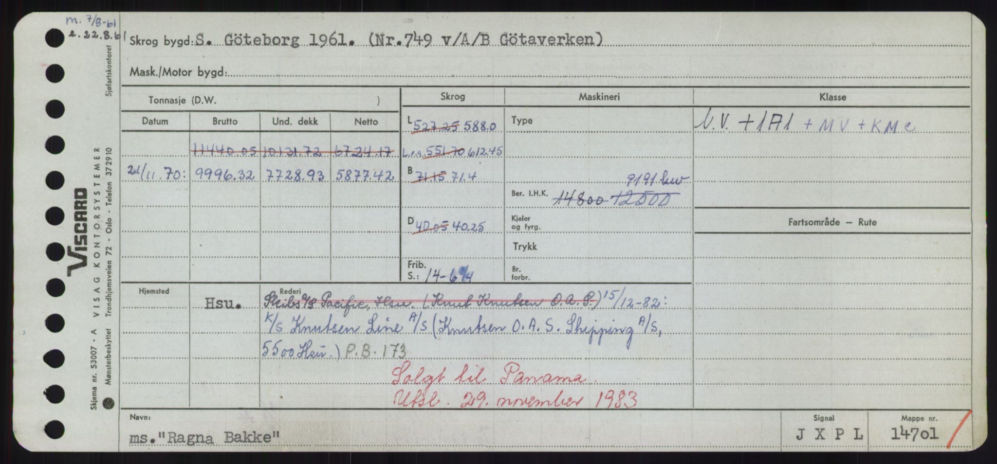 Sjøfartsdirektoratet med forløpere, Skipsmålingen, RA/S-1627/H/Hd/L0030: Fartøy, Q-Riv, p. 59